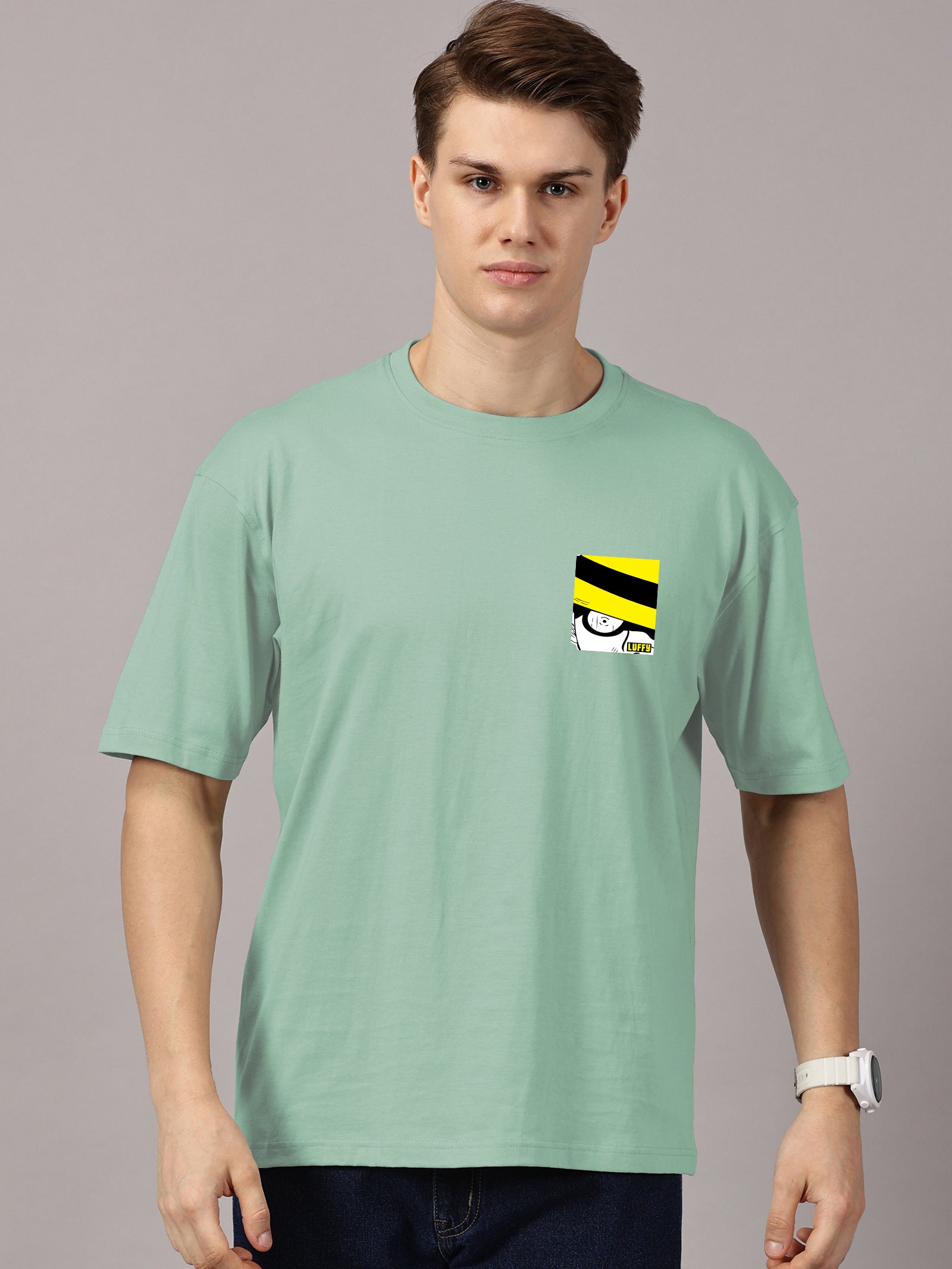 Oversized : Luffy Printed T-Shirt