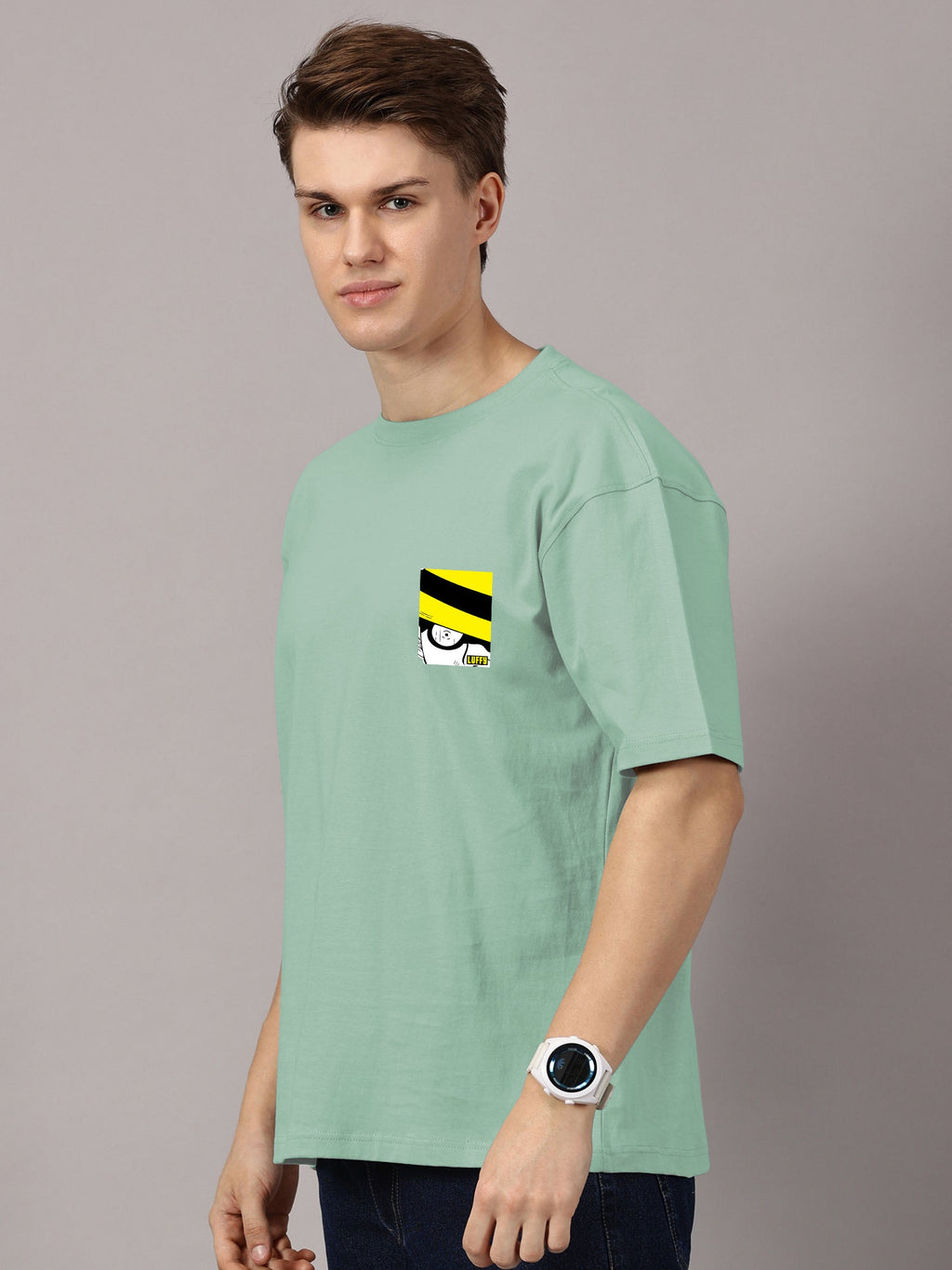 Oversized : Luffy Printed T-Shirt