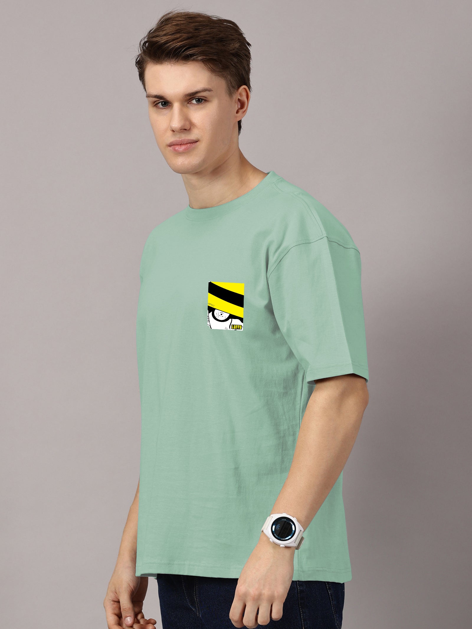 Oversized : Luffy Printed T-Shirt