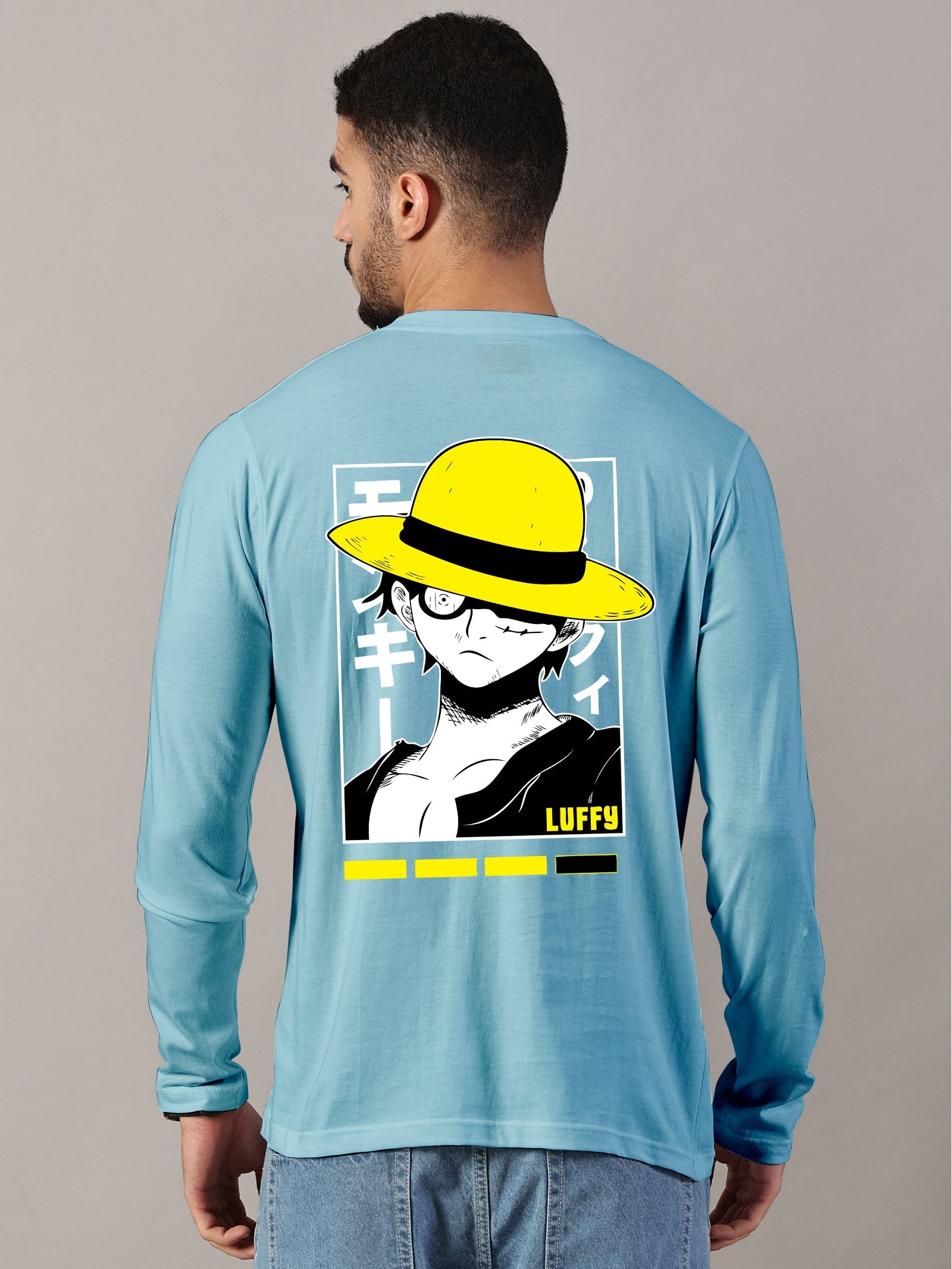 Basic Full sleeve : Luffy Printed T-Shirt