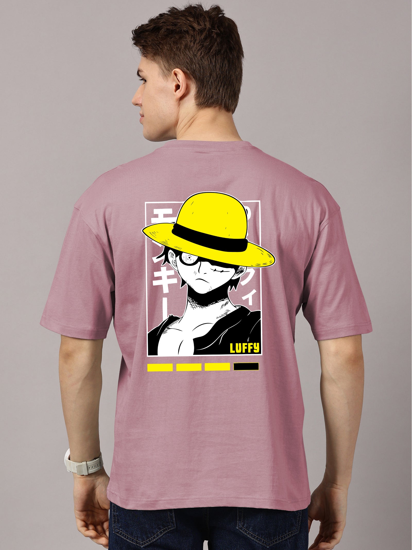 Oversized : Luffy Printed T-Shirt