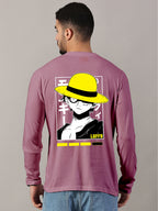 Basic Full sleeve : Luffy Printed T-Shirt
