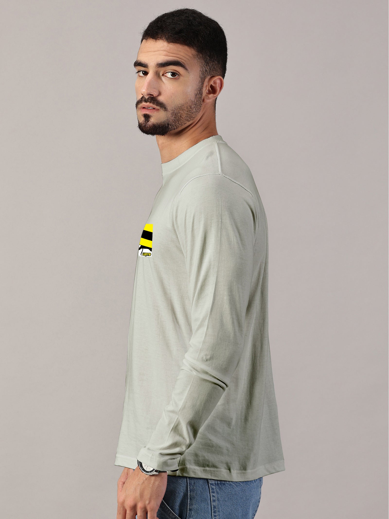 Basic Full sleeve : Luffy Printed T-Shirt