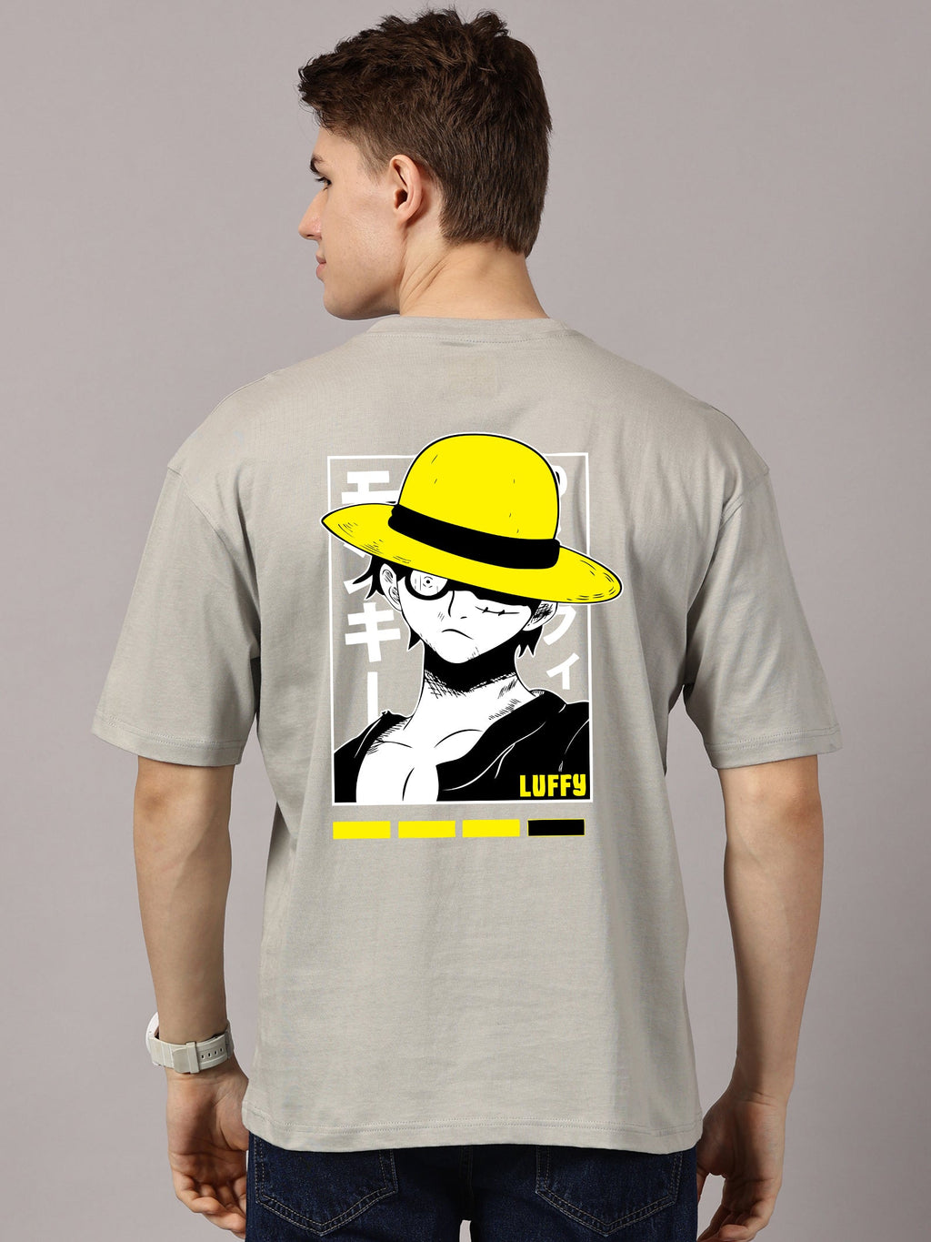 Oversized : Luffy Printed T-Shirt