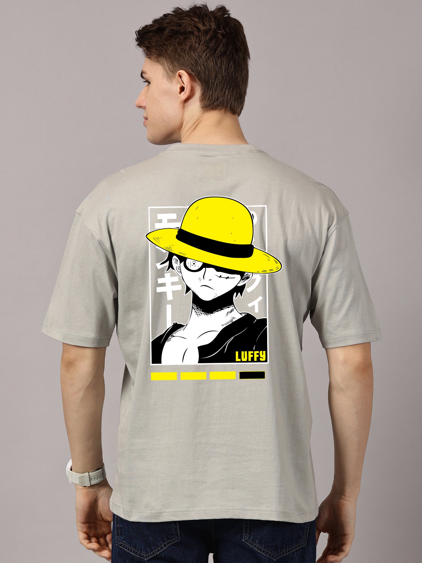 Oversized : Luffy Printed T-Shirt