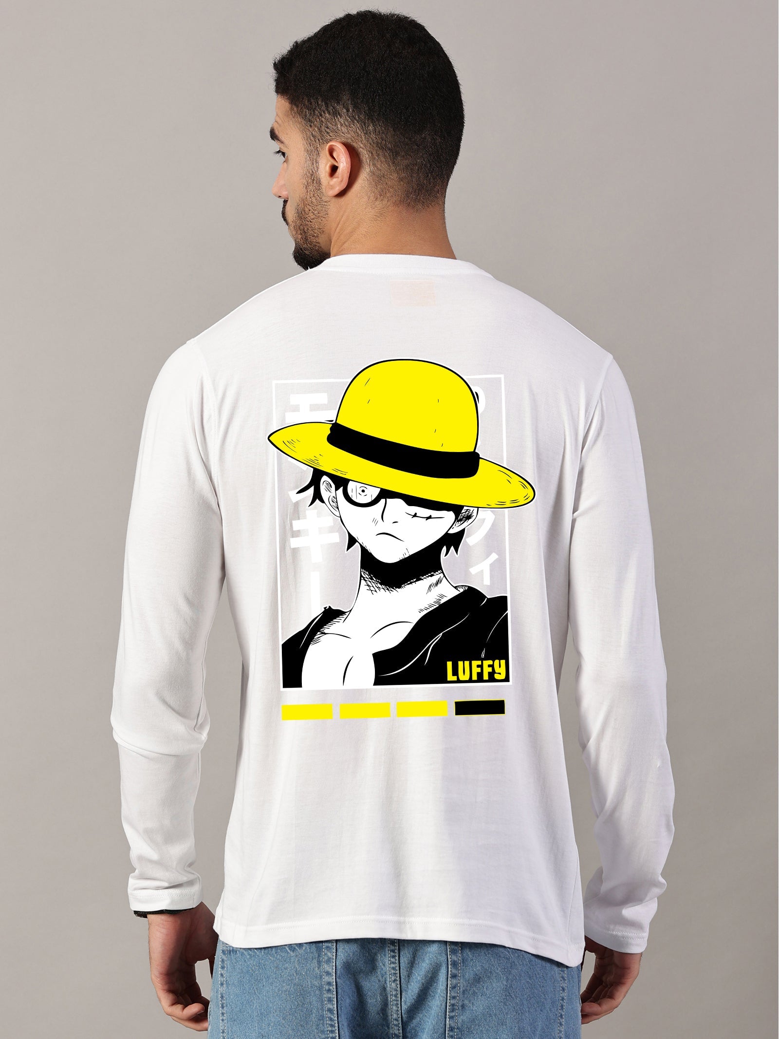 Basic Full sleeve : Luffy Printed T-Shirt