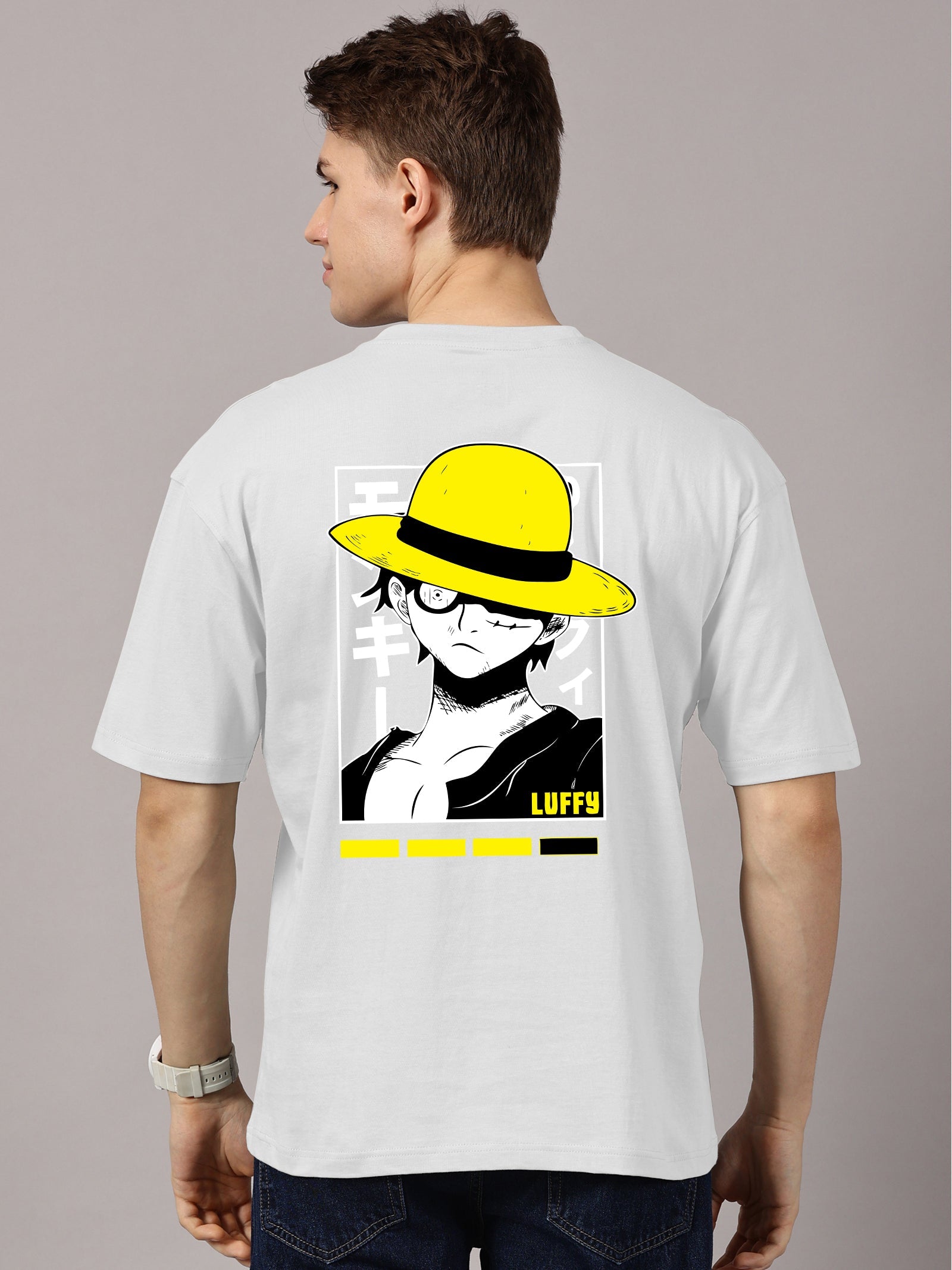 Oversized : Luffy Printed T-Shirt