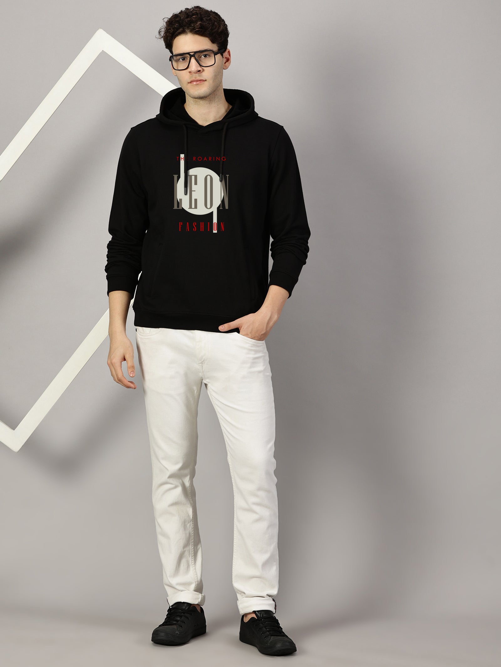 Sweatshirt : Leon Fashion Printed Hoodie