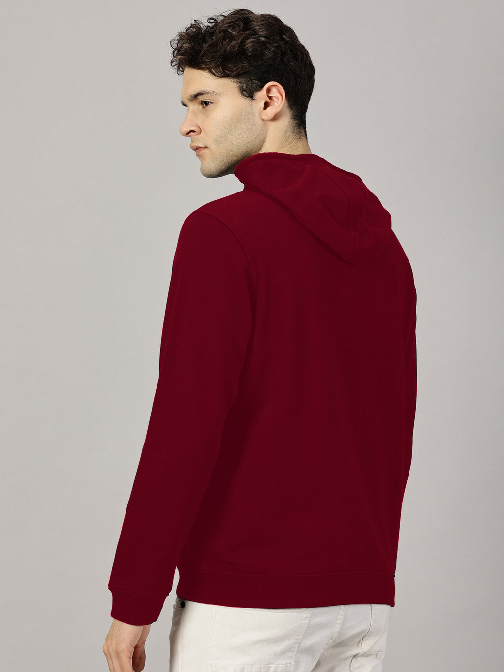 Sweatshirt :Solid Full Sleeve Hoodie