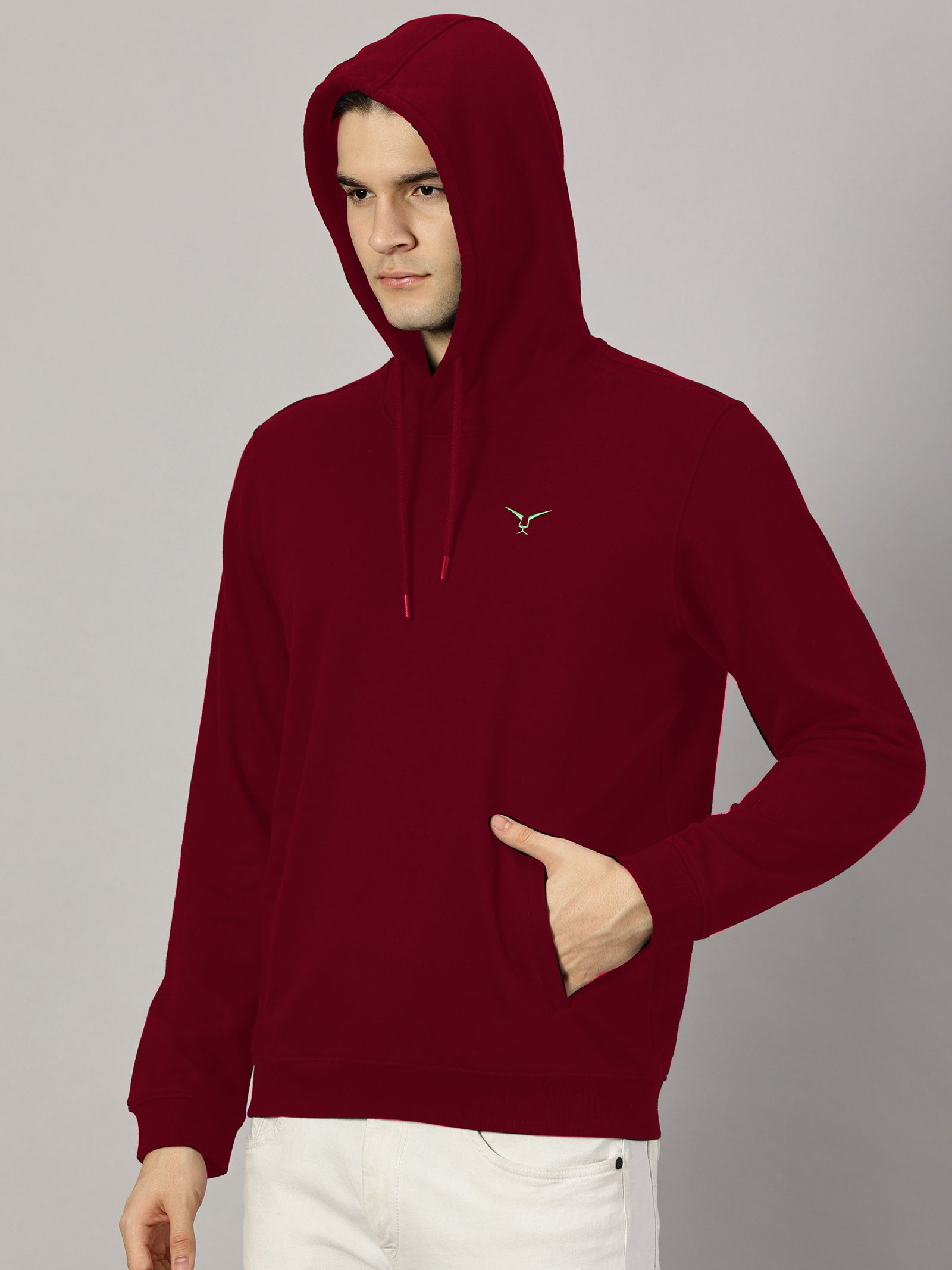 Sweatshirt :Solid Full Sleeve Hoodie