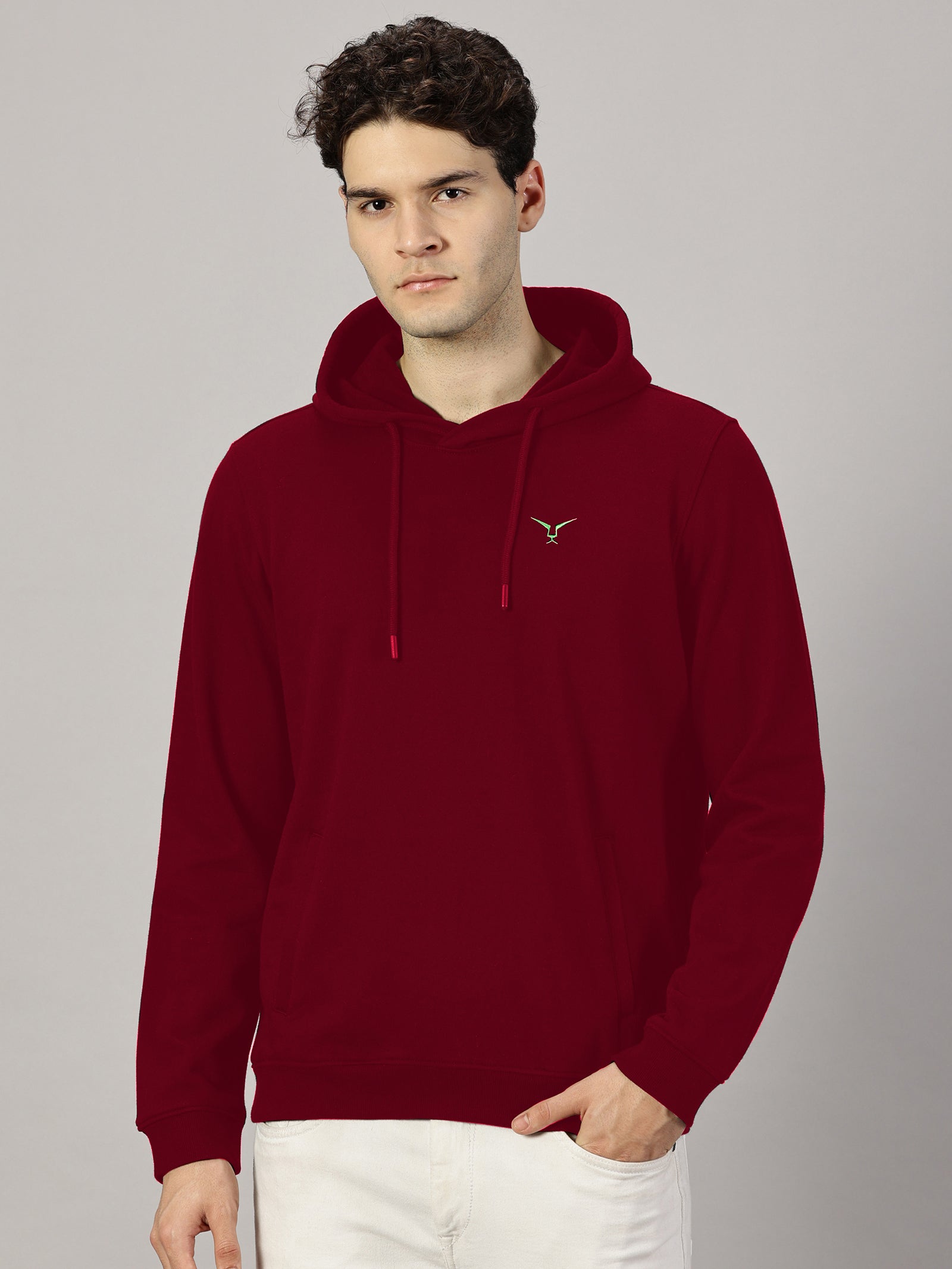 Sweatshirt :Solid Full Sleeve Hoodie