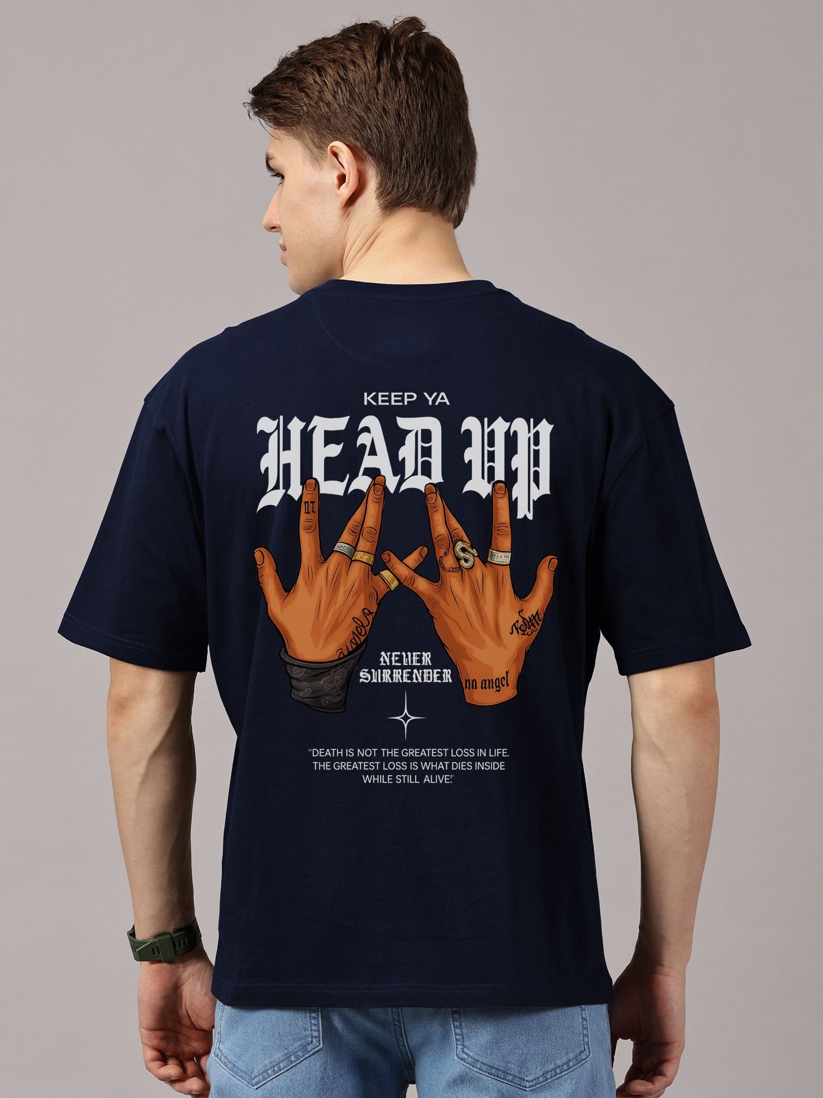 Oversized : Printed T-Shirt