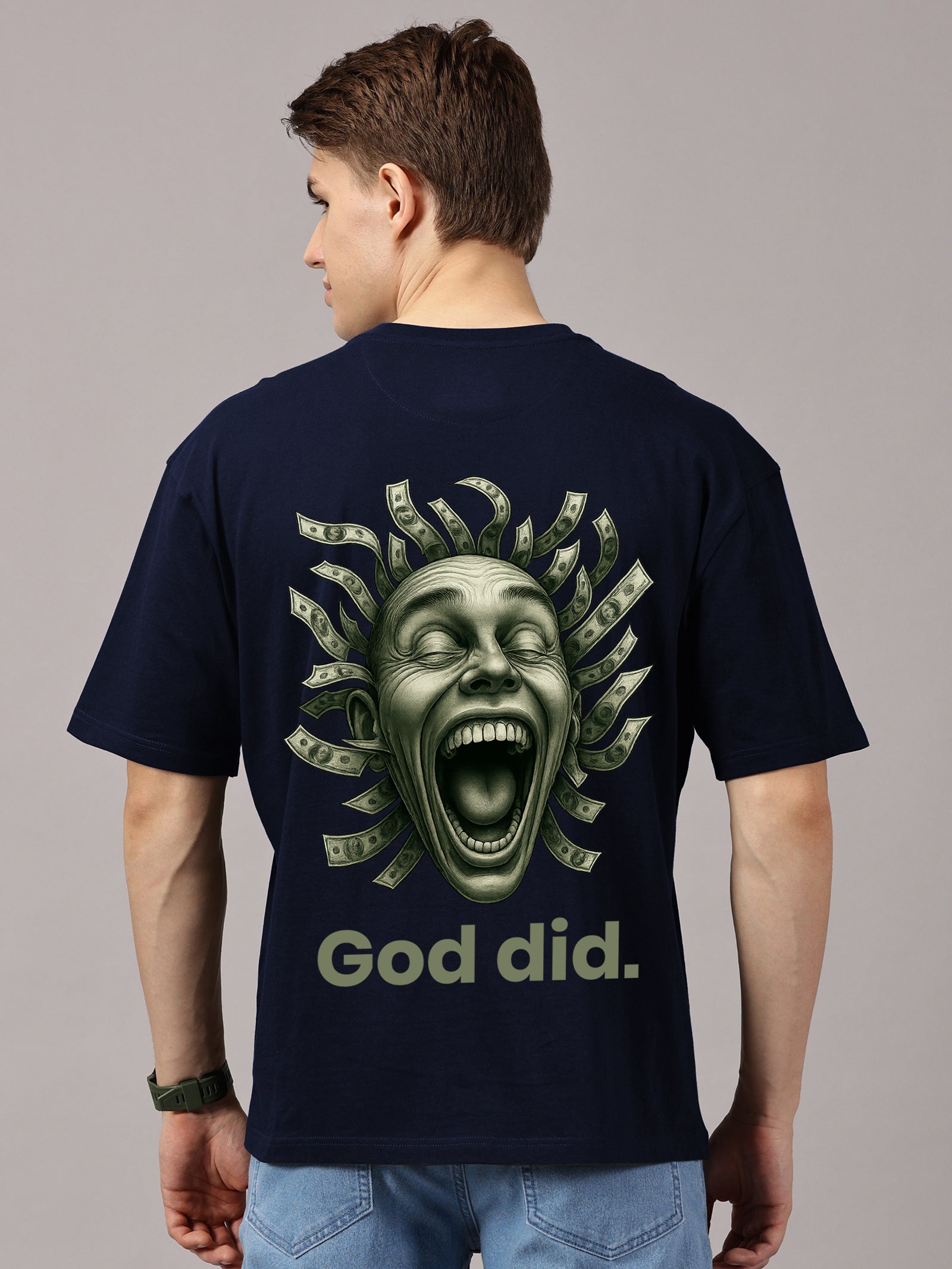 Oversized : Printed T-Shirt