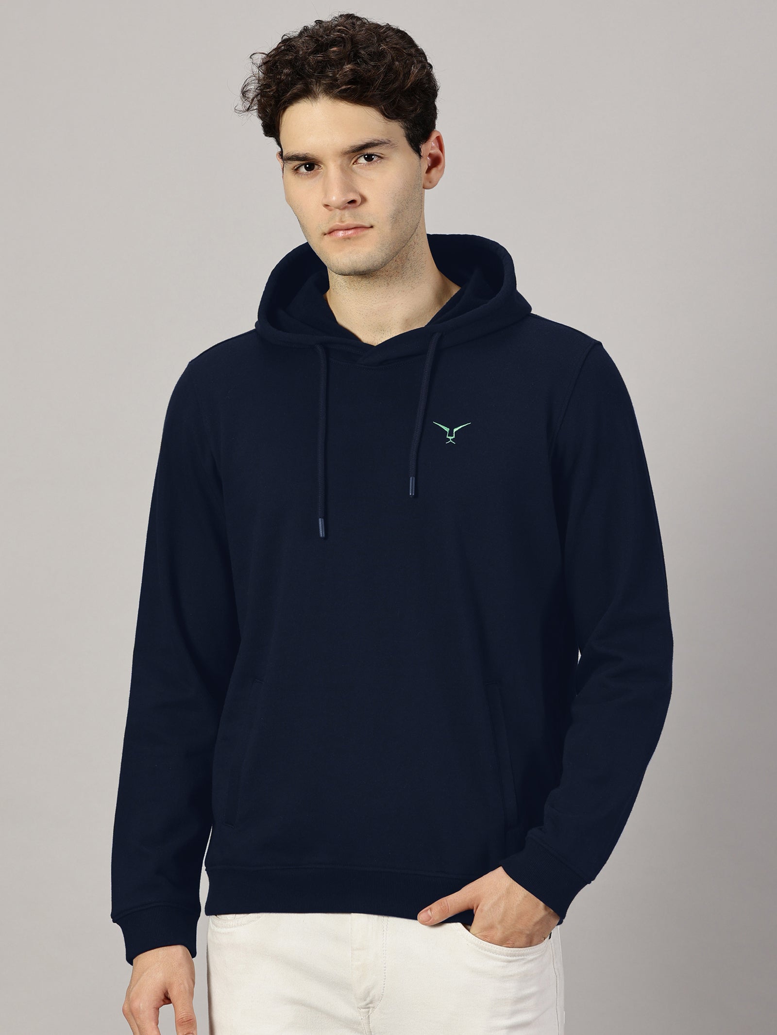 Sweatshirt :Solid Full Sleeve Hoodie