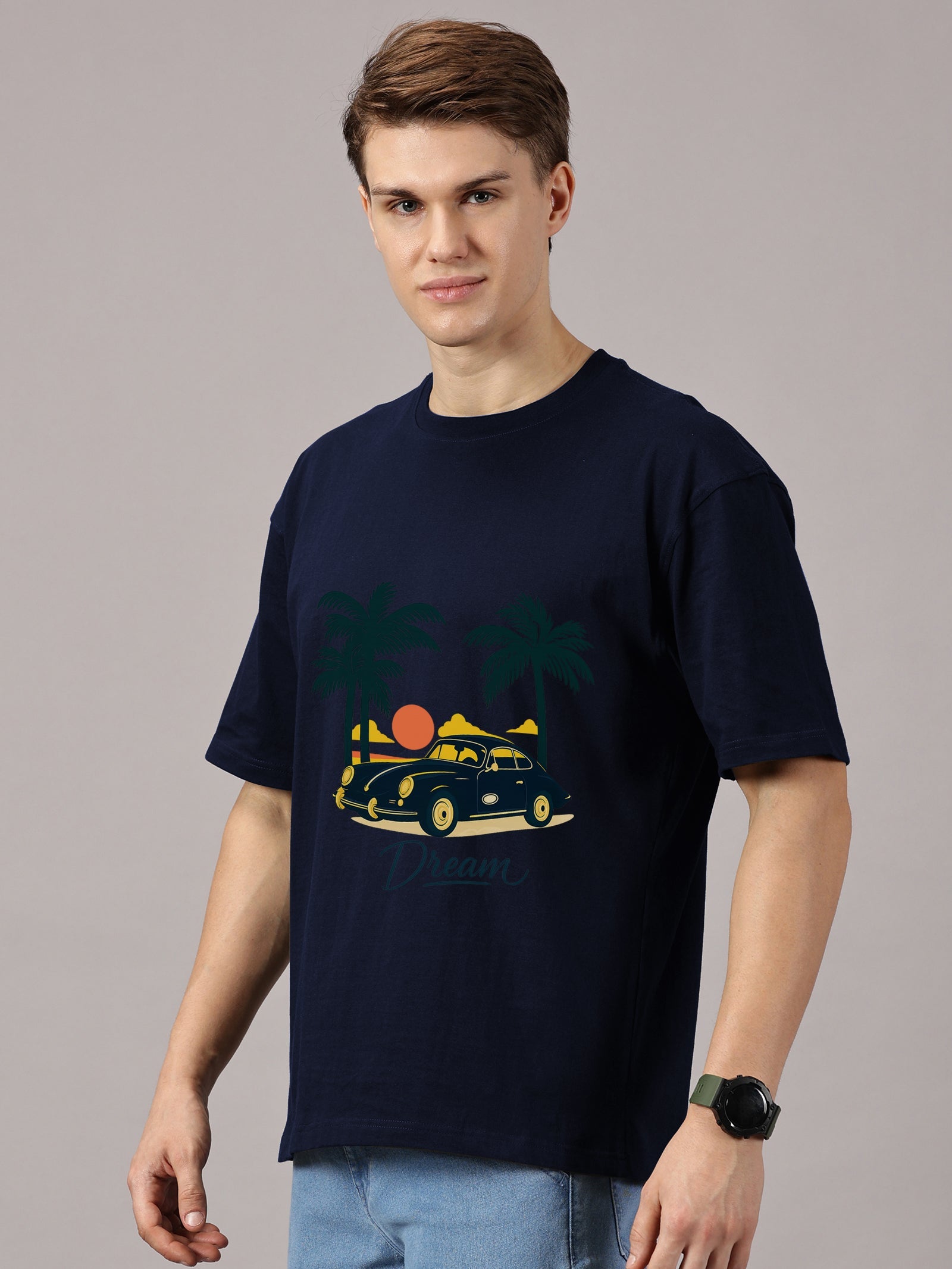 Oversized : Printed T-Shirt