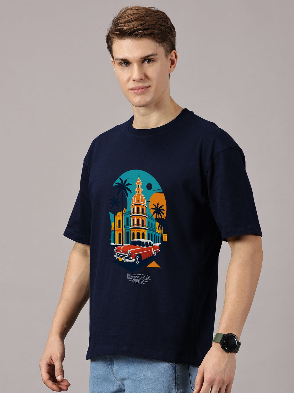 Oversized : Printed T-Shirt