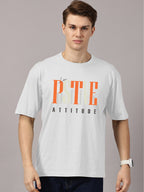 Oversized : Positive Attitude Printed T-Shirt