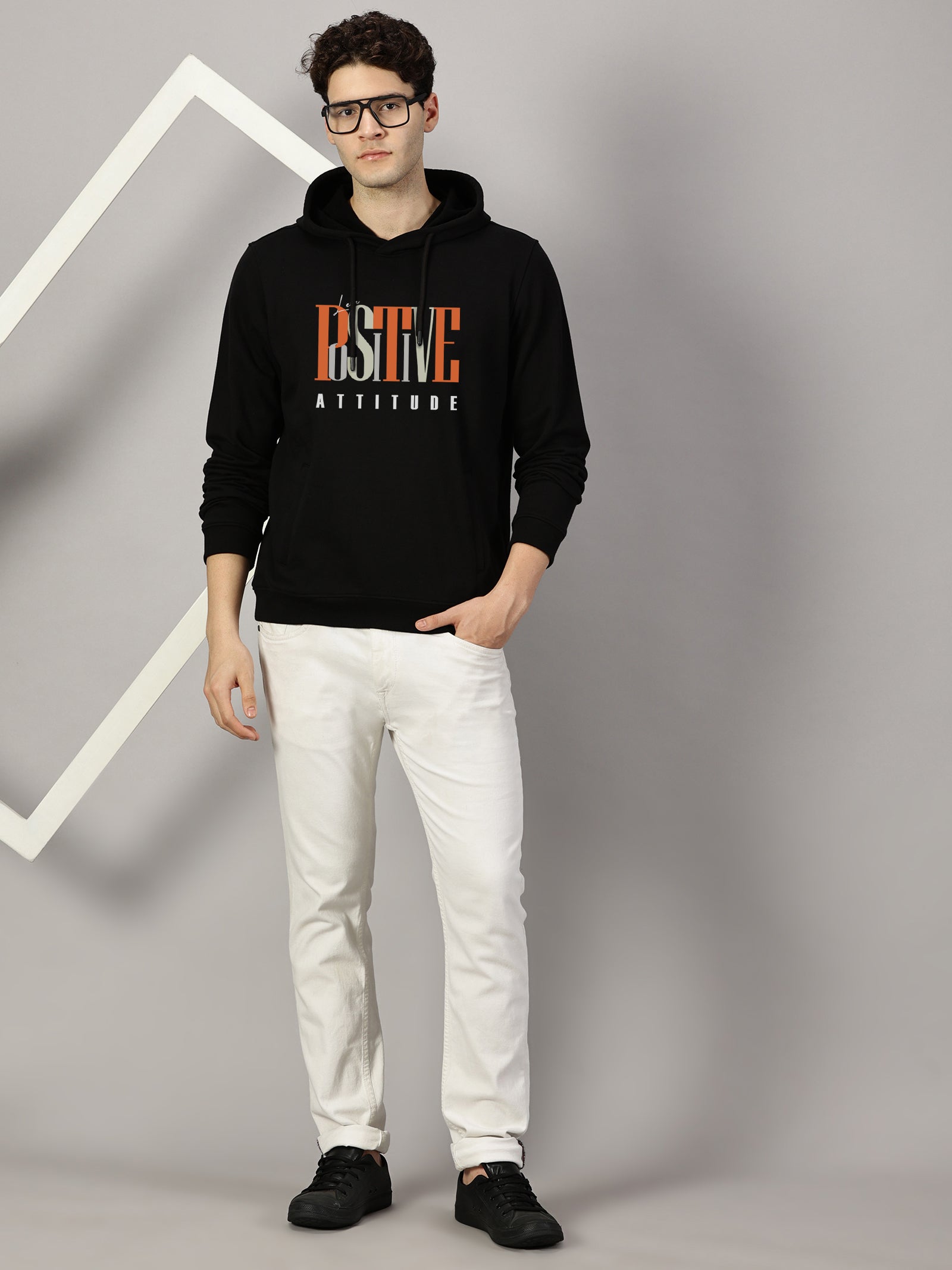 Sweatshirt : Positive Attitude Hoodie