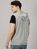 Sweatshirt : Sleeveless Zipper Jacket