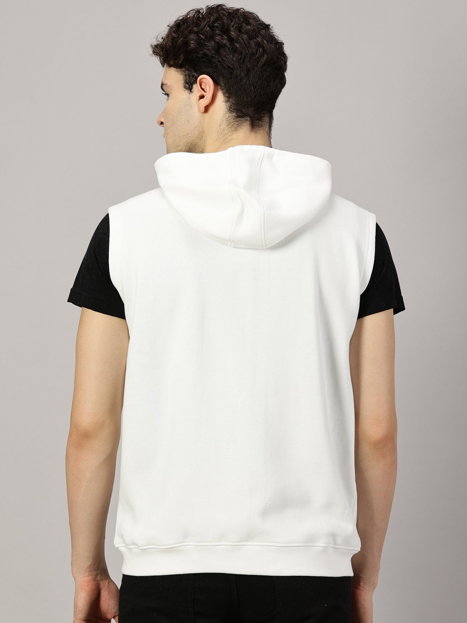 Sweatshirt : Sleeveless Zipper Jacket