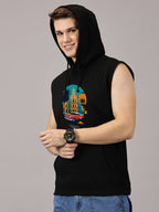 Sweatshirt ::Havana Cuba Printed Sleeveless Hoodie