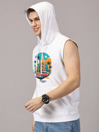 Sweatshirt ::Havana Cuba Printed Sleeveless Hoodie
