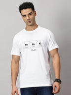 Basics : Think Positive Printed T-Shirt