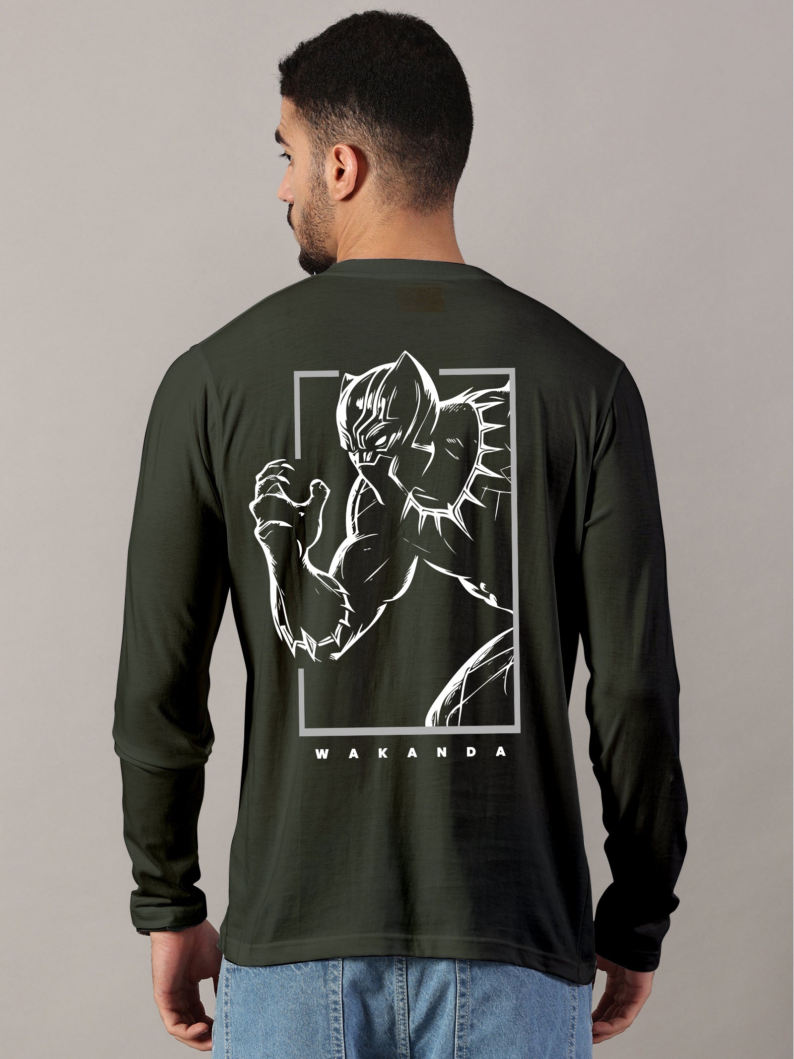 Basic Full sleeve : Wakanda Printed T-Shirt