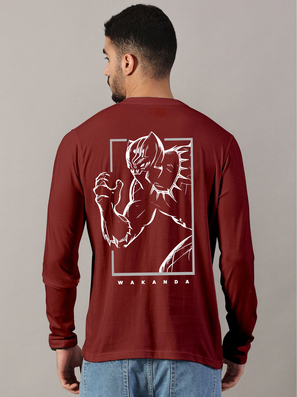 Basic Full sleeve : Wakanda Printed T-Shirt