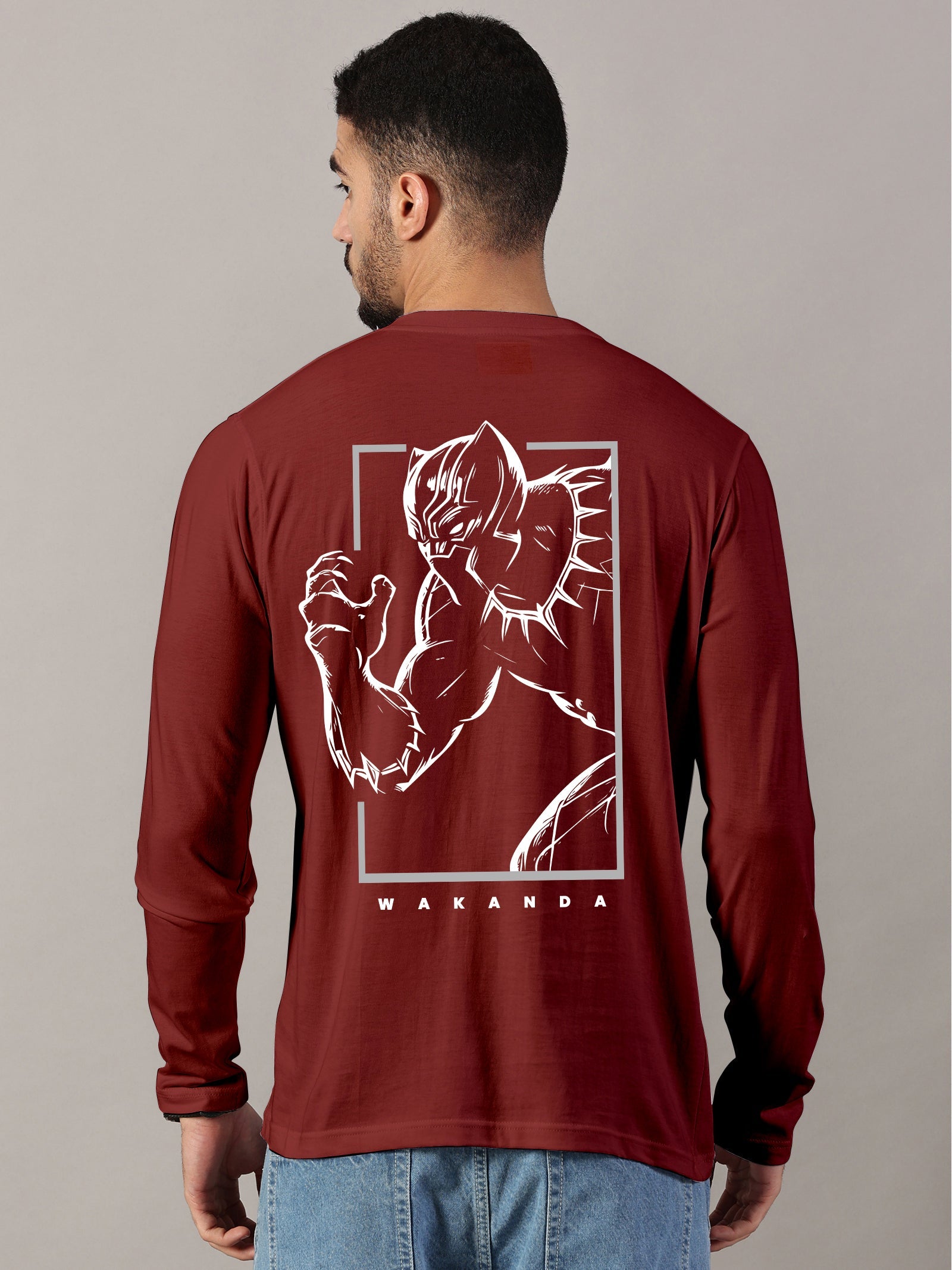 Basic Full sleeve : Wakanda Printed T-Shirt