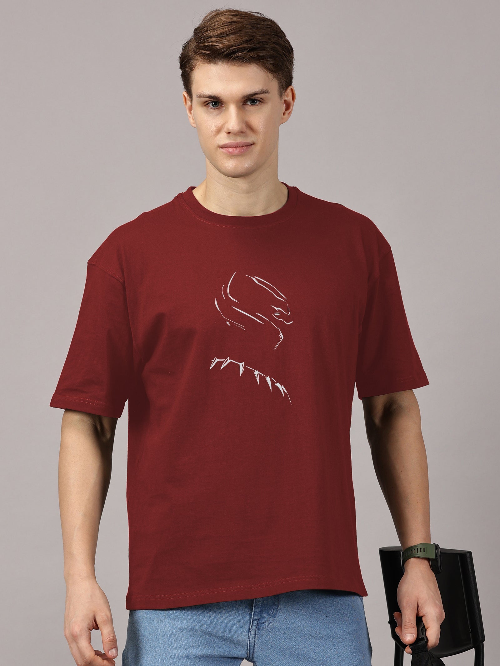Oversized : Wakanda Printed T-Shirt