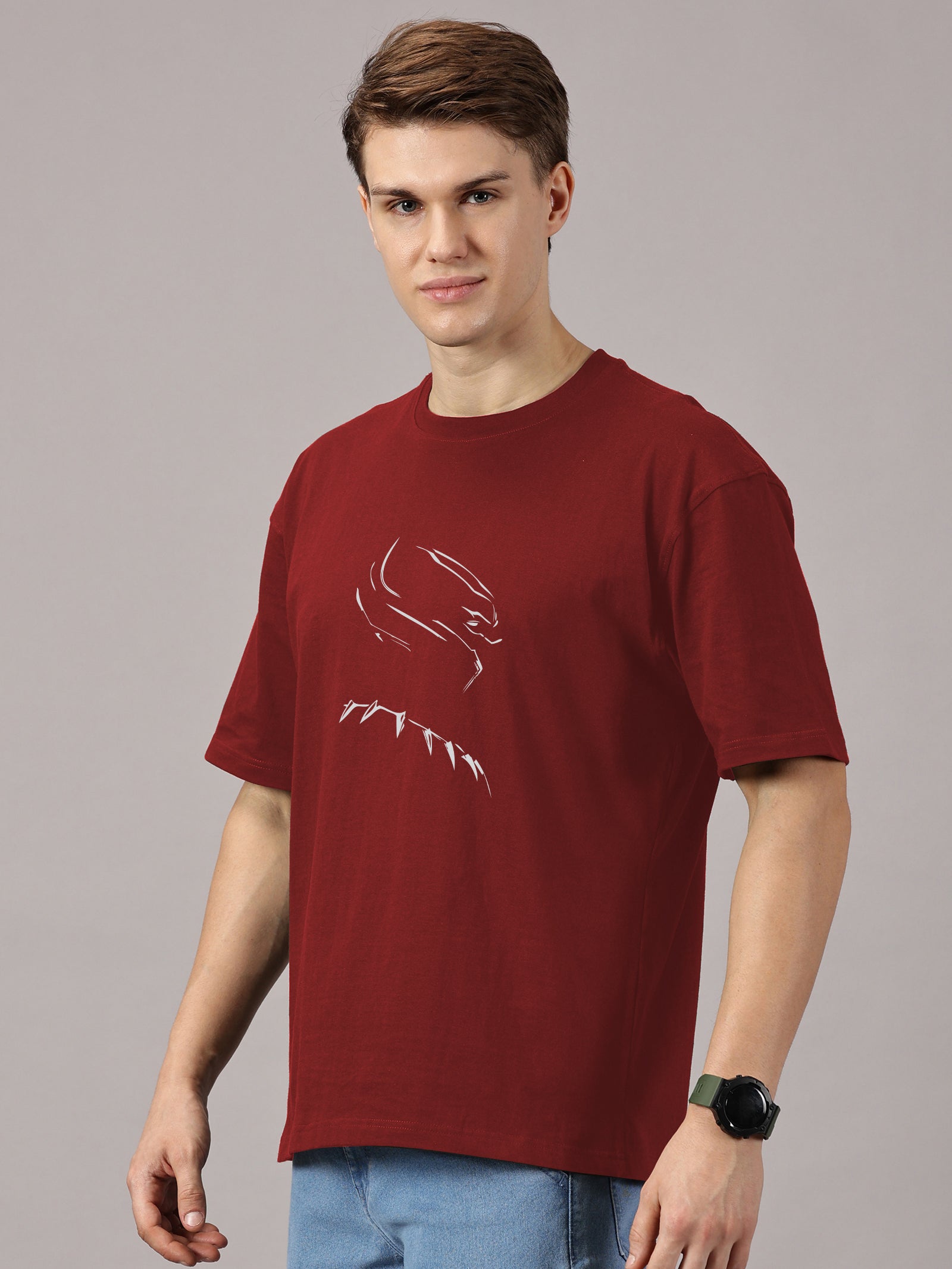 Oversized : Wakanda Printed T-Shirt