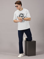 Oversized : Angel Printed T-Shirt