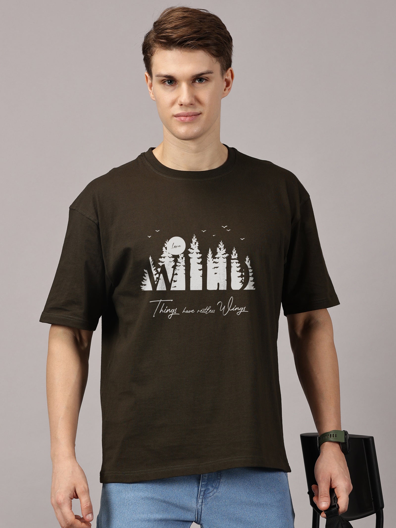 Oversized : Wild Printed T-Shirt