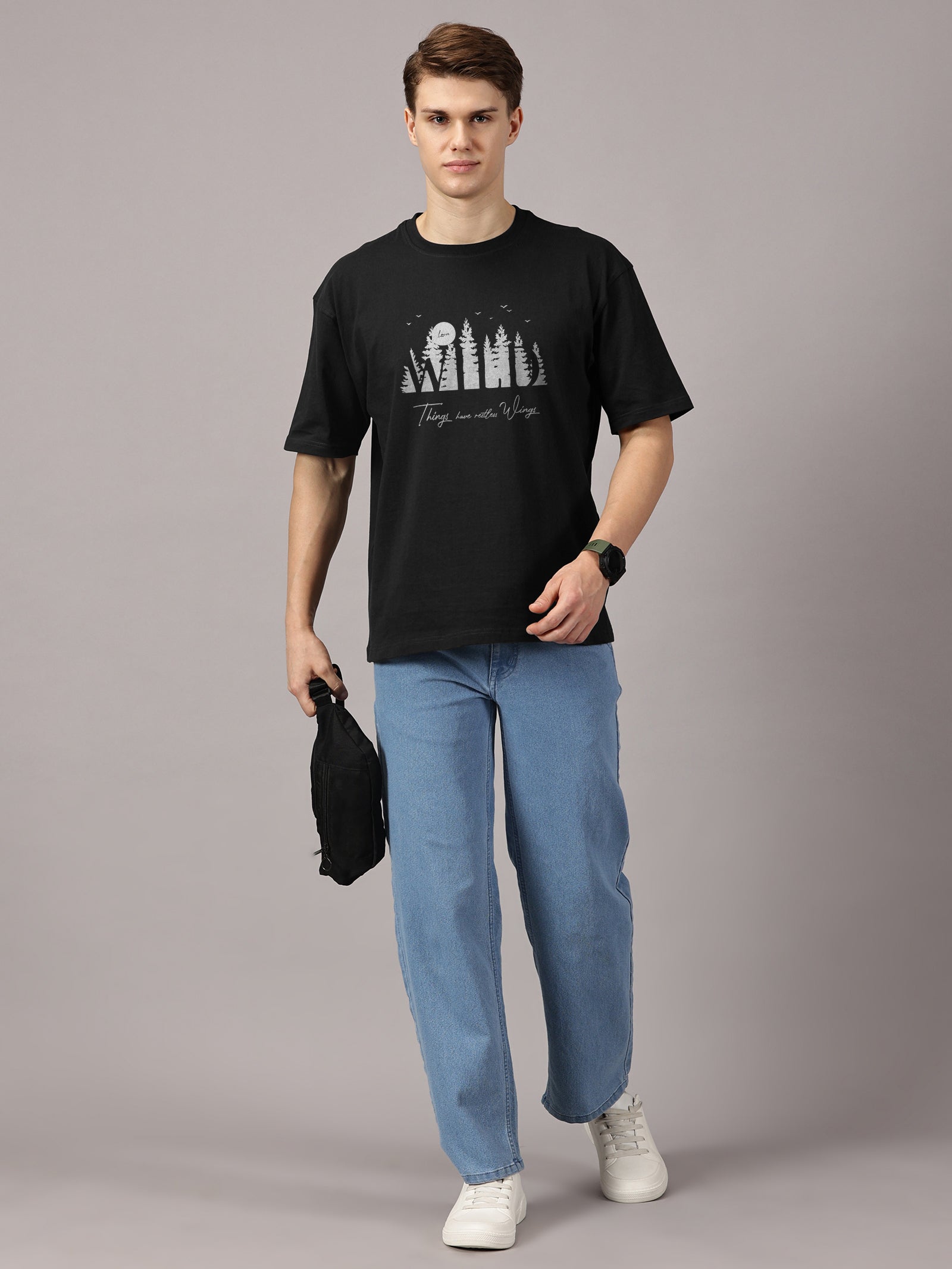 Oversized : Wild Printed T-Shirt