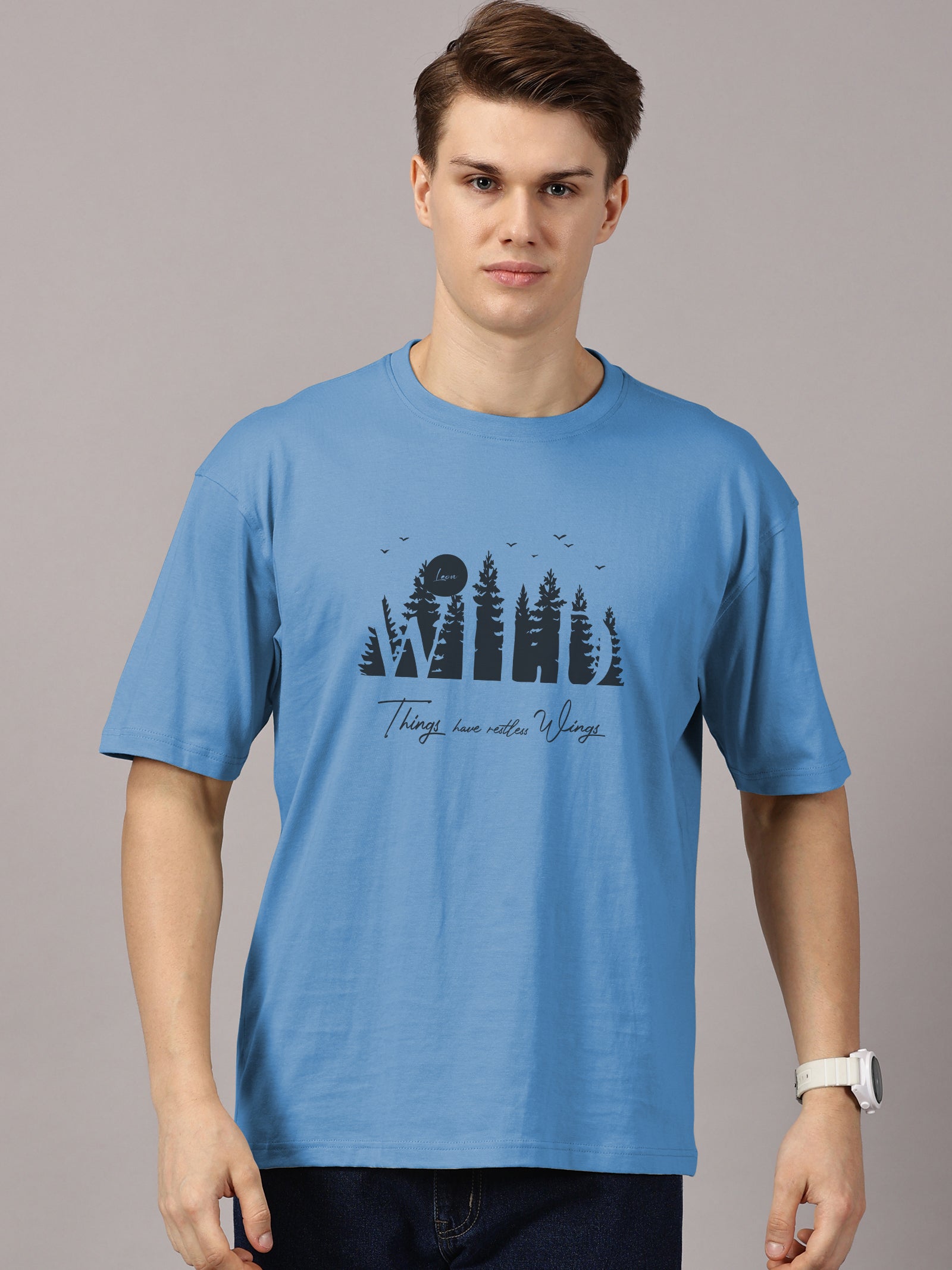 Oversized : Wild Printed T-Shirt