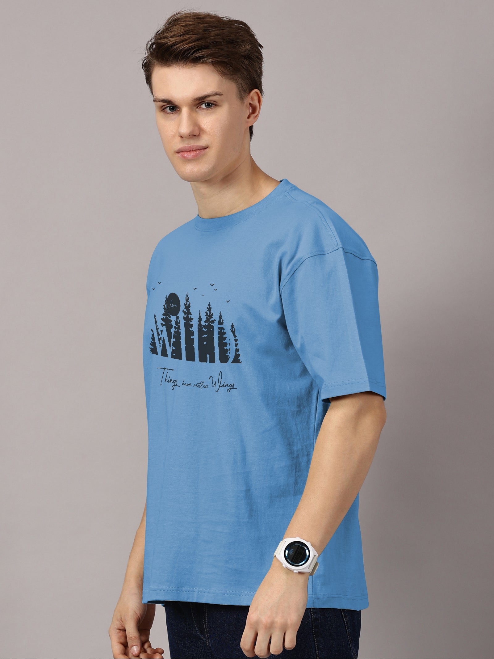 Oversized : Wild Printed T-Shirt
