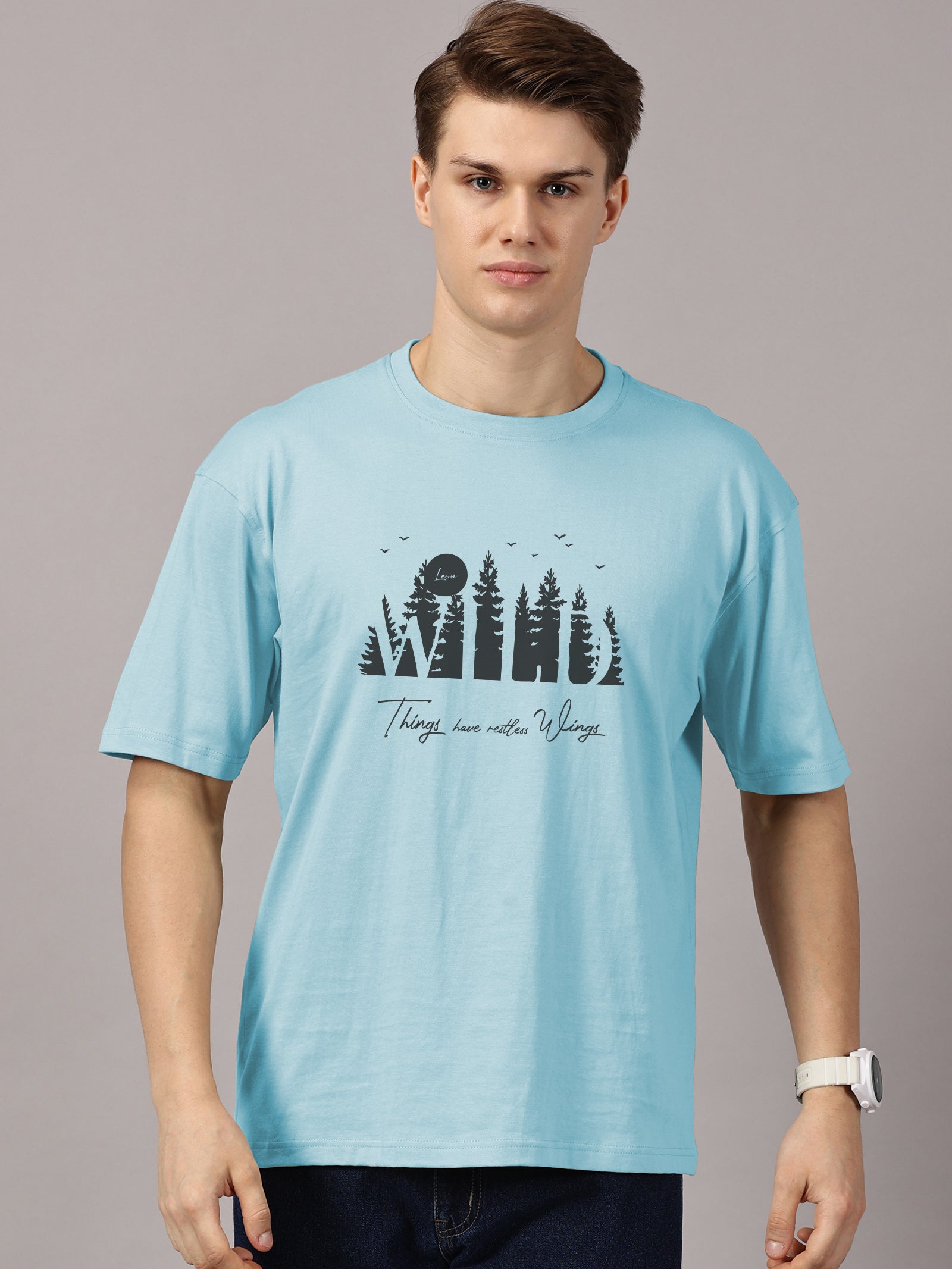 Oversized : Wild Printed T-Shirt