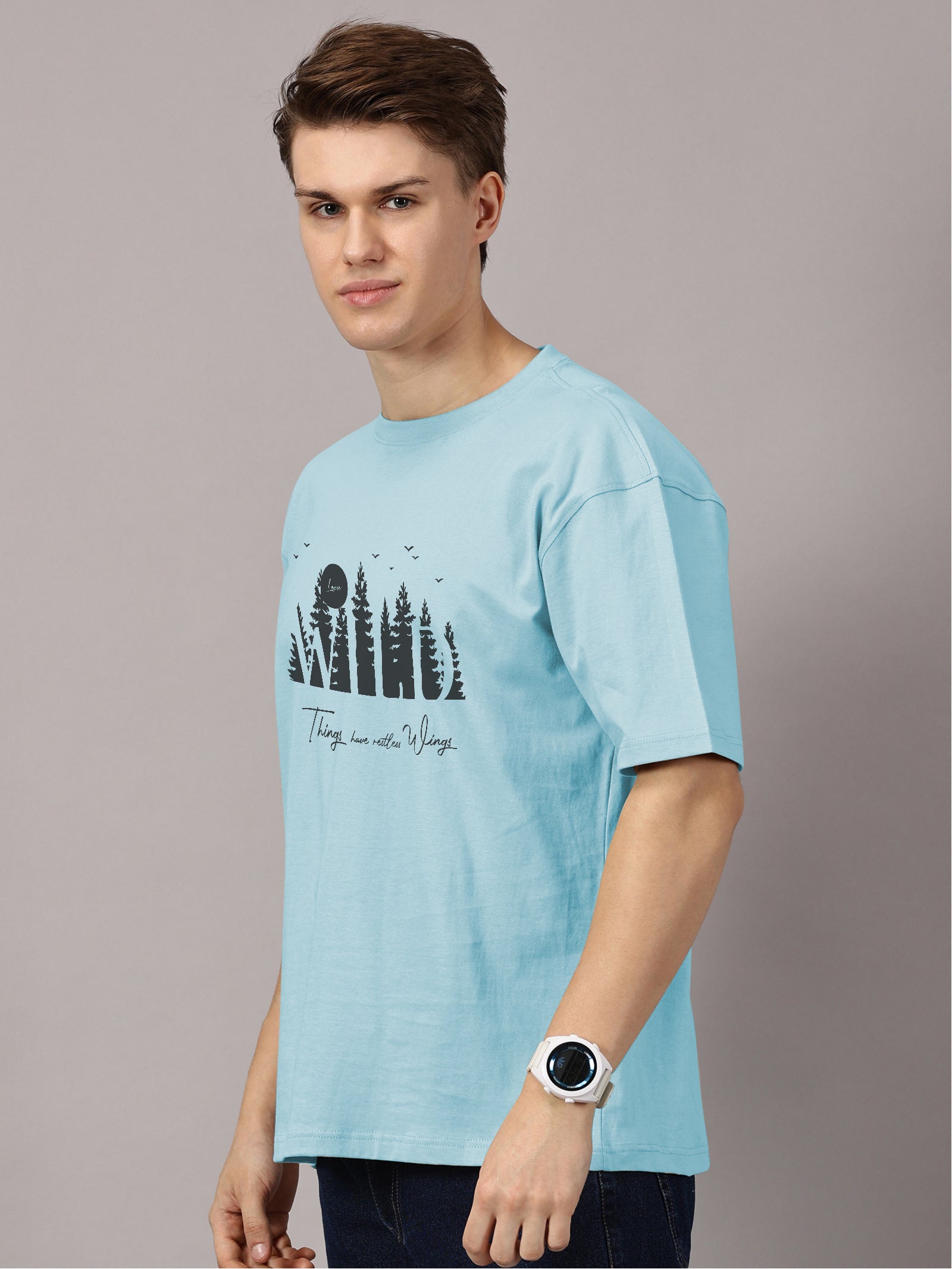 Oversized : Wild Printed T-Shirt