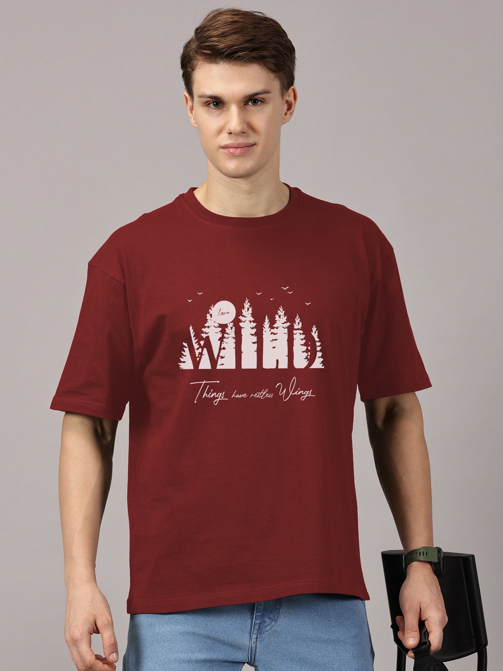 Oversized : Wild Printed T-Shirt