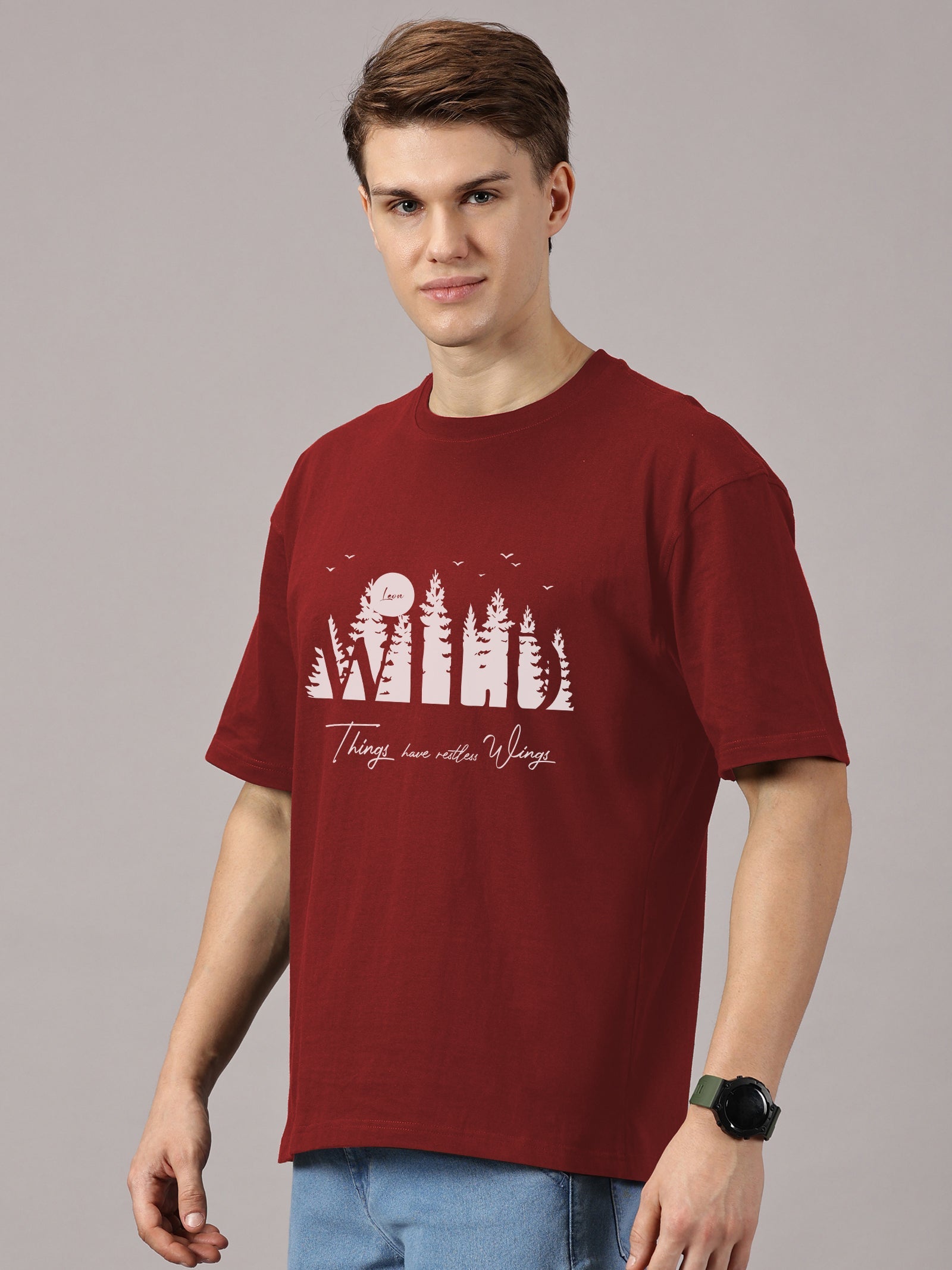 Oversized : Wild Printed T-Shirt