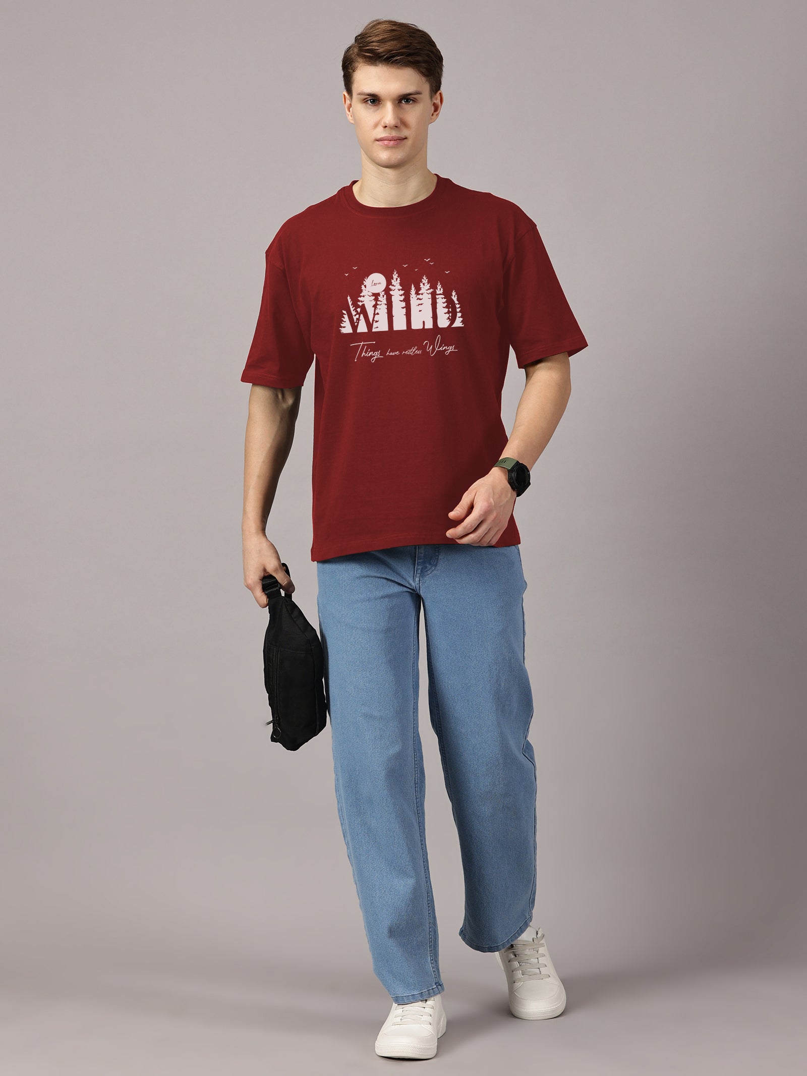 Oversized : Wild Printed T-Shirt
