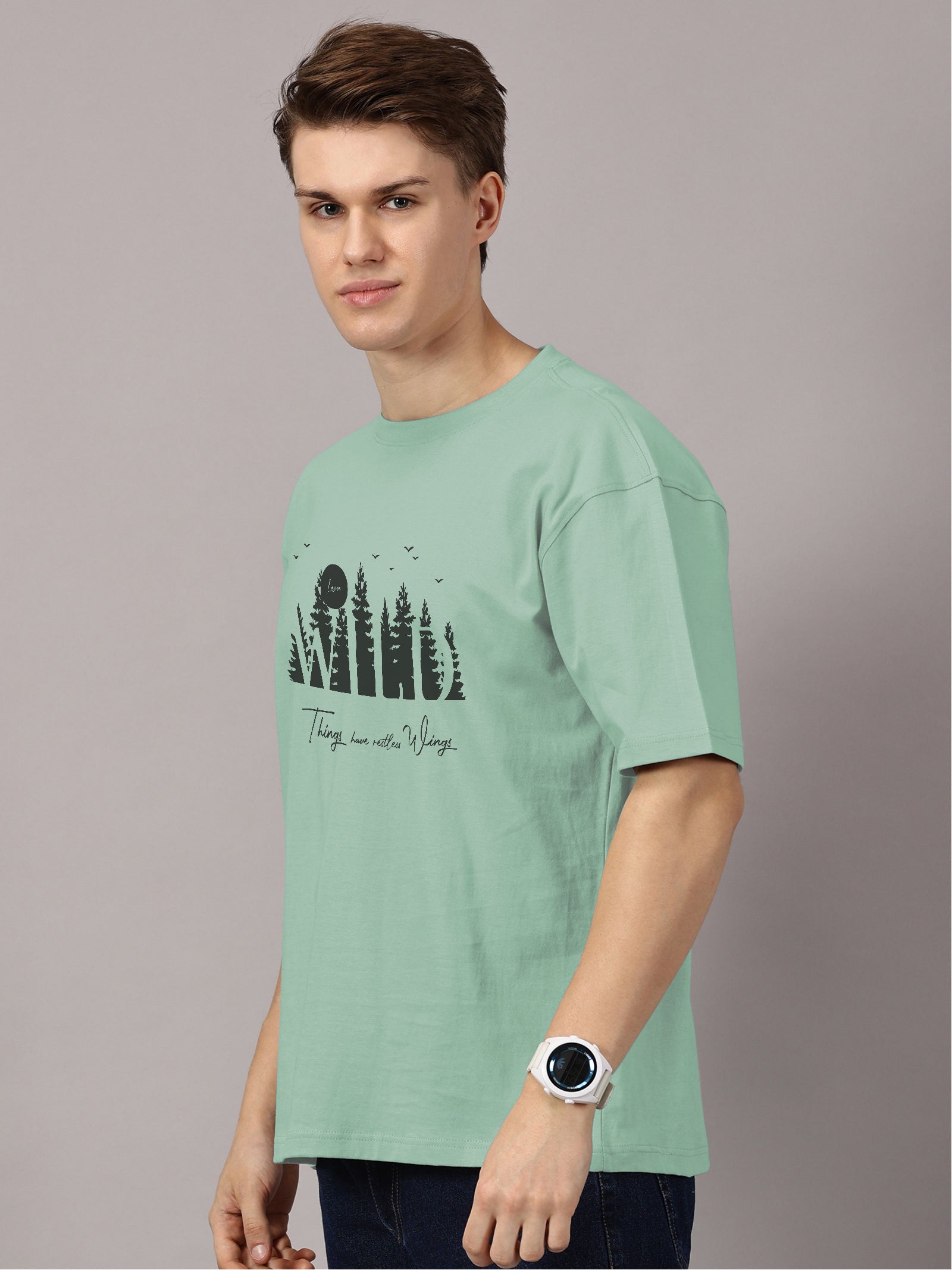 Oversized : Wild Printed T-Shirt