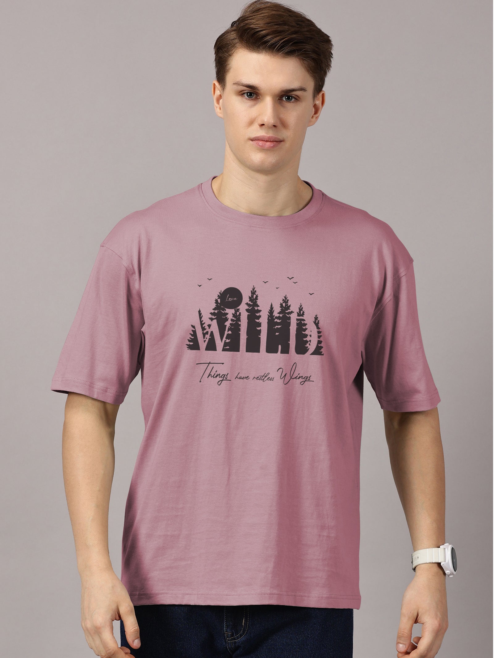 Oversized : Wild Printed T-Shirt