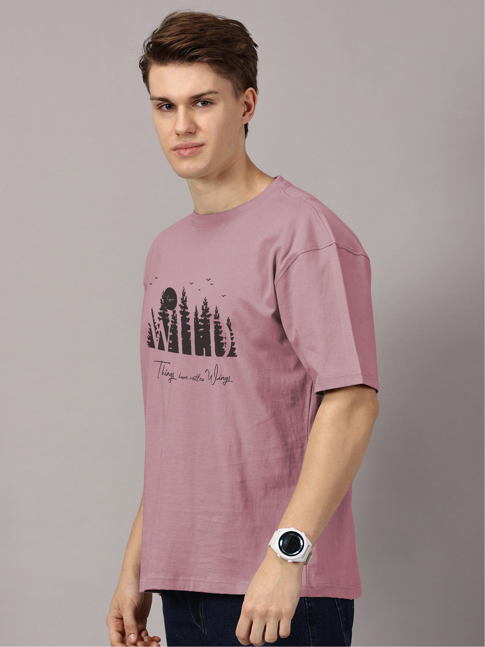Oversized : Wild Printed T-Shirt