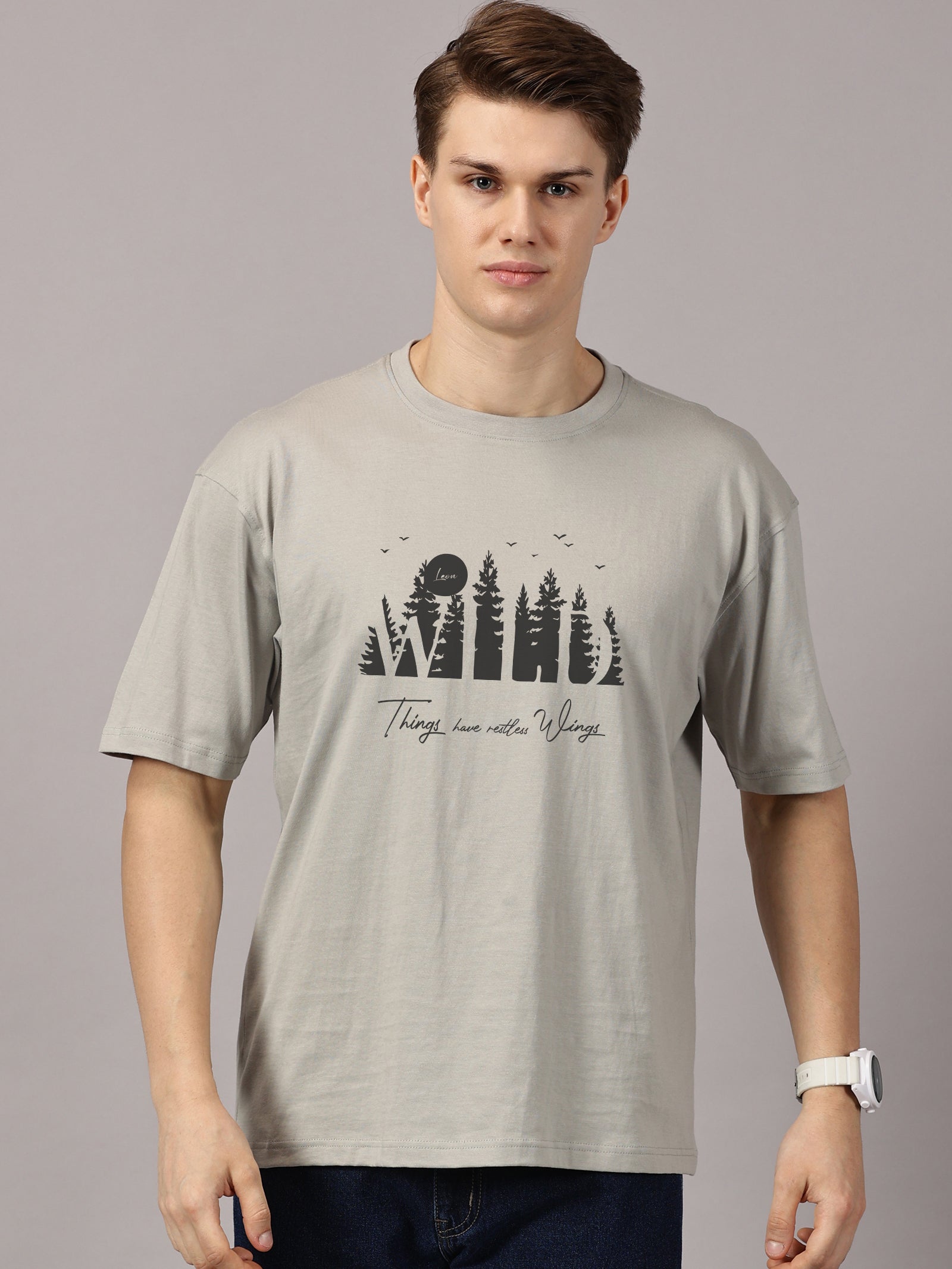 Oversized : Wild Printed T-Shirt