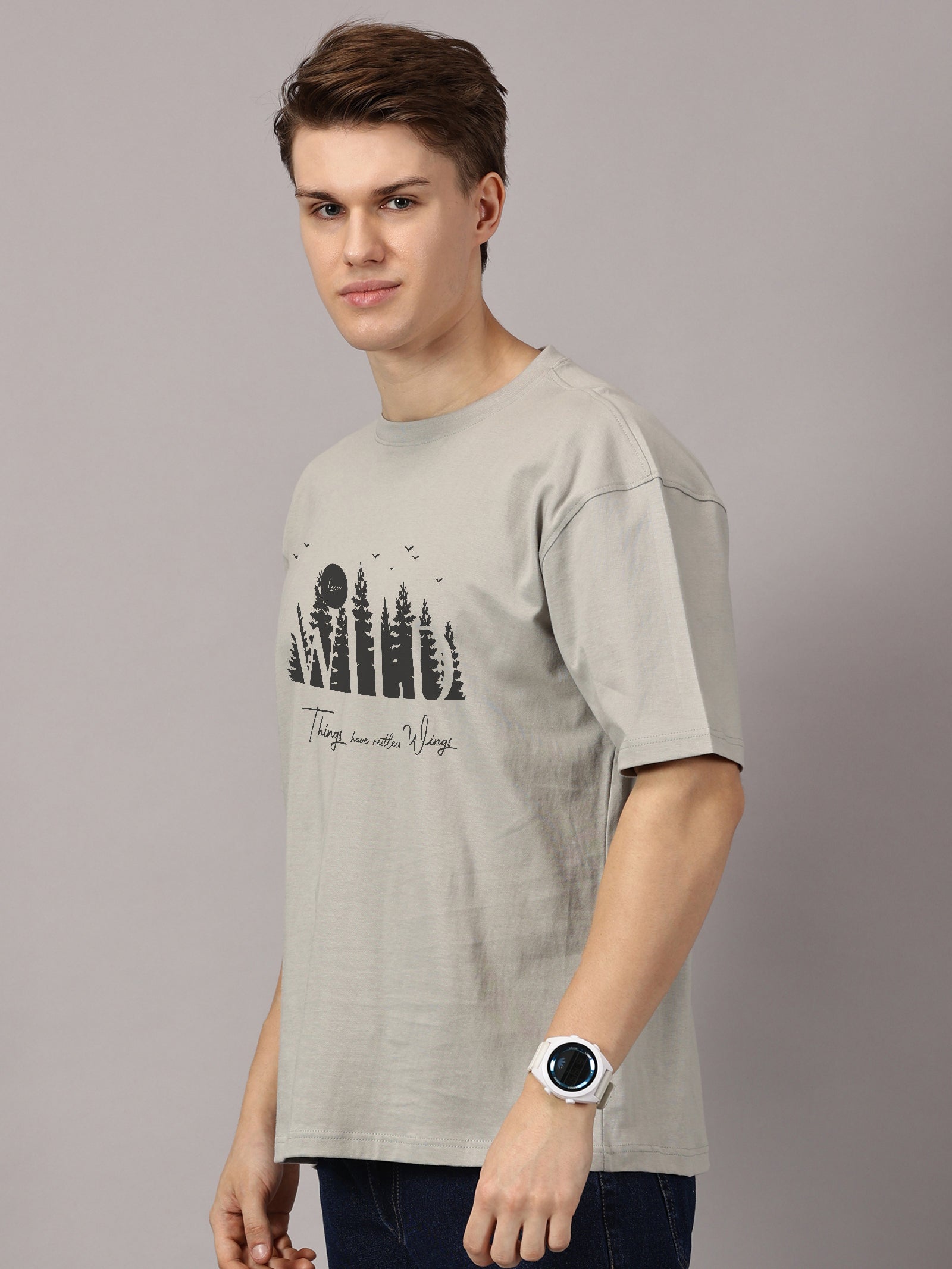 Oversized : Wild Printed T-Shirt