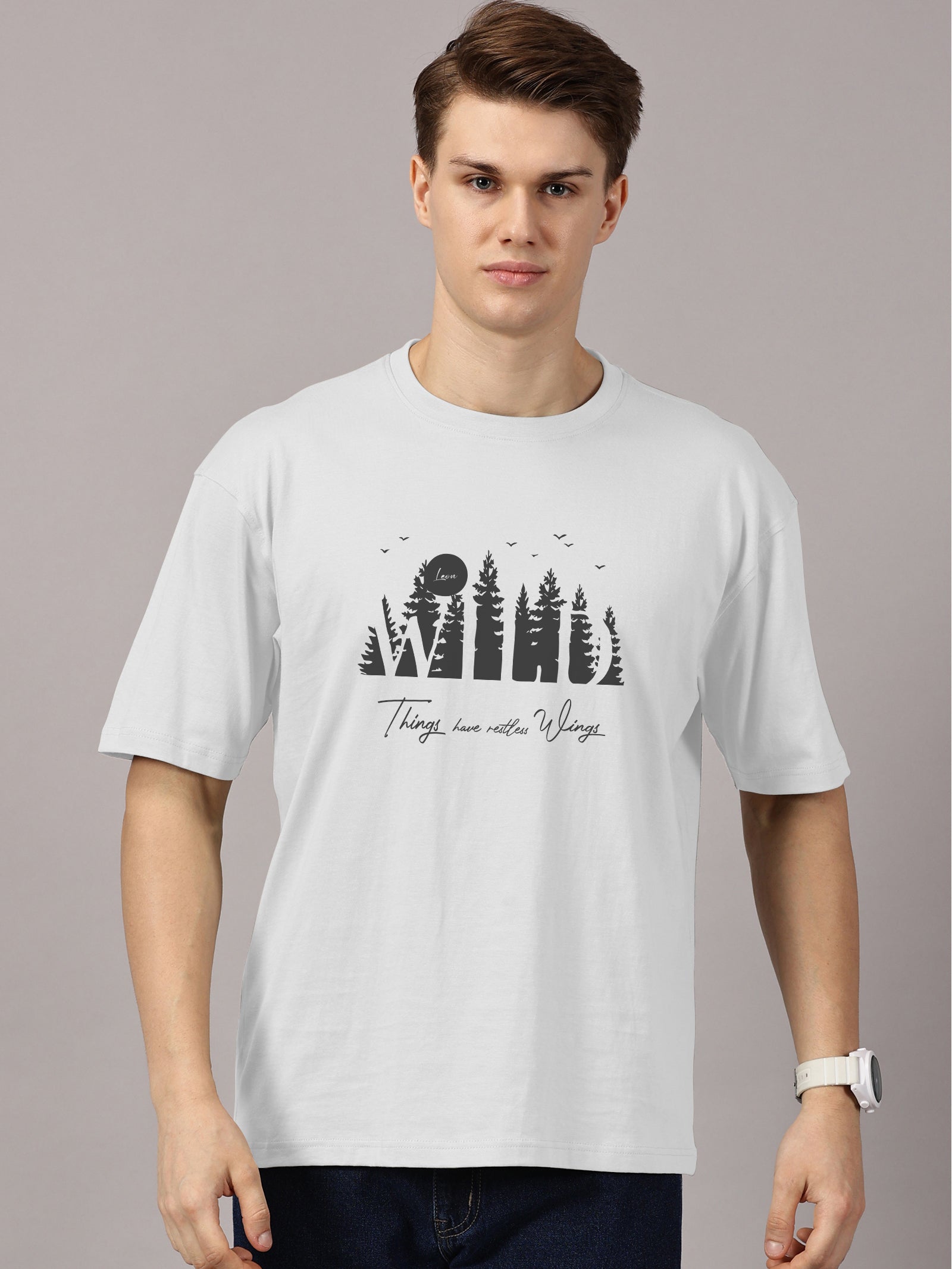 Oversized : Wild Printed T-Shirt