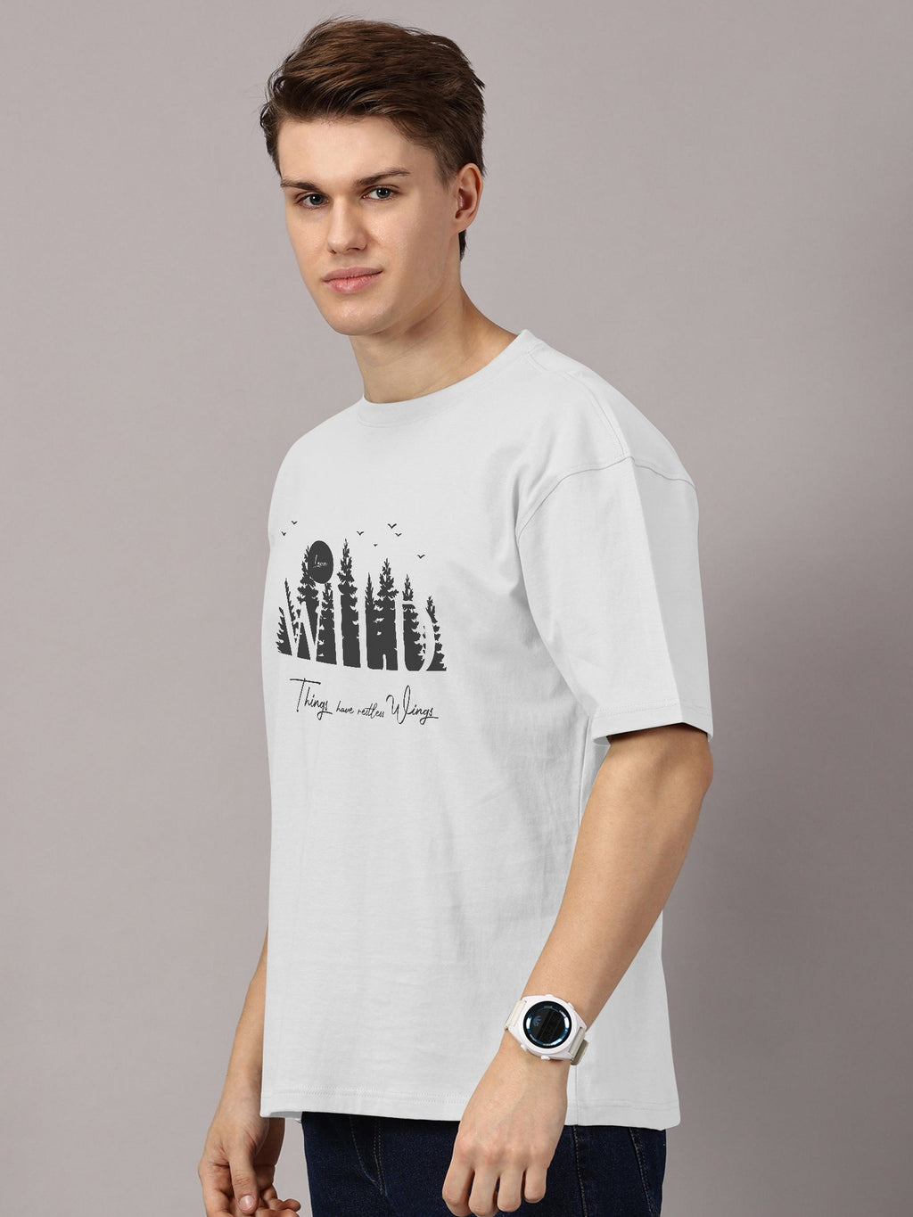 Oversized : Wild Printed T-Shirt