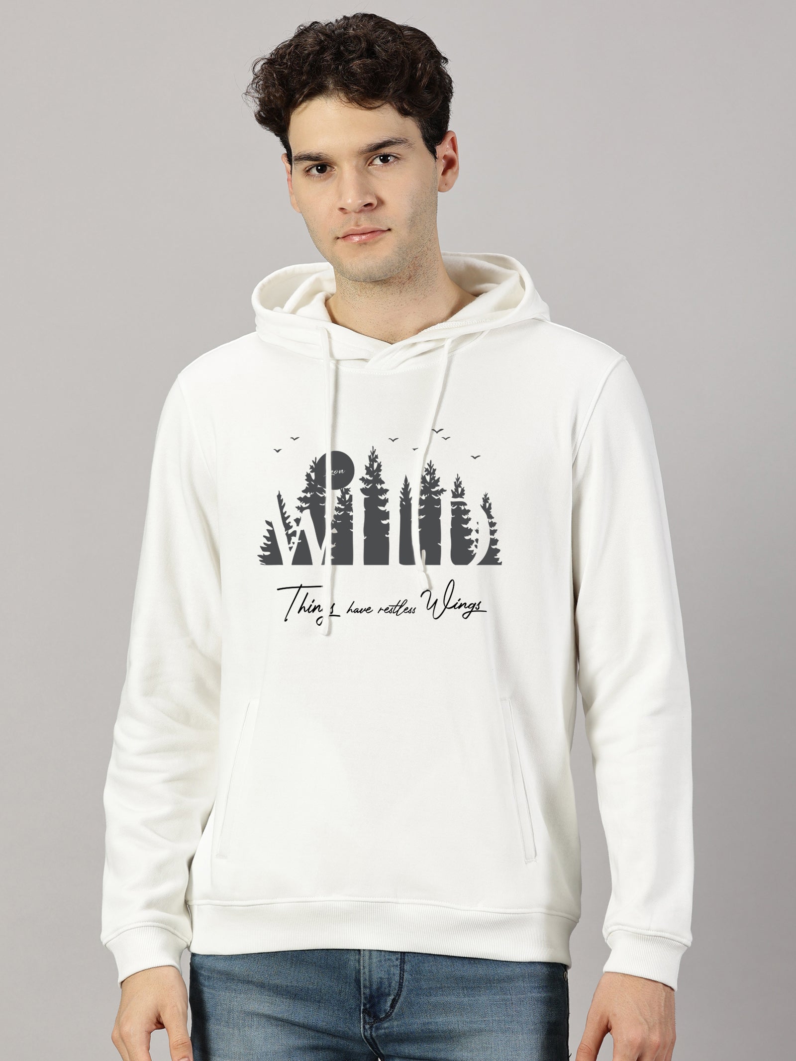 Sweatshirt : Wild Printed Hoodie